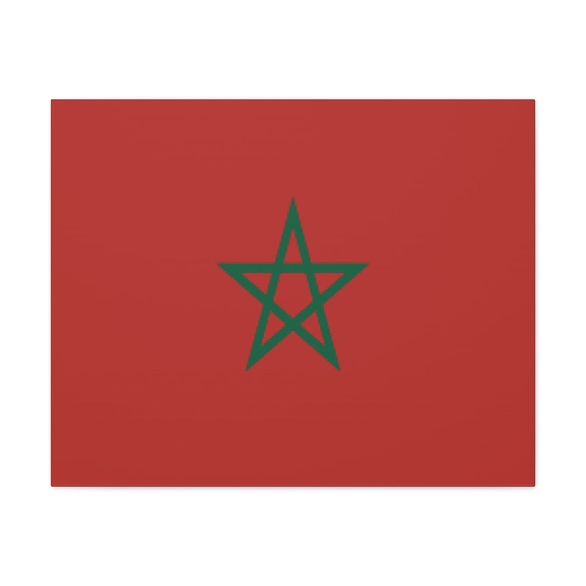 Morocco Country Flag Canvas Vibrant Wall Art Unframed Home Decor-Express Your Love Gifts