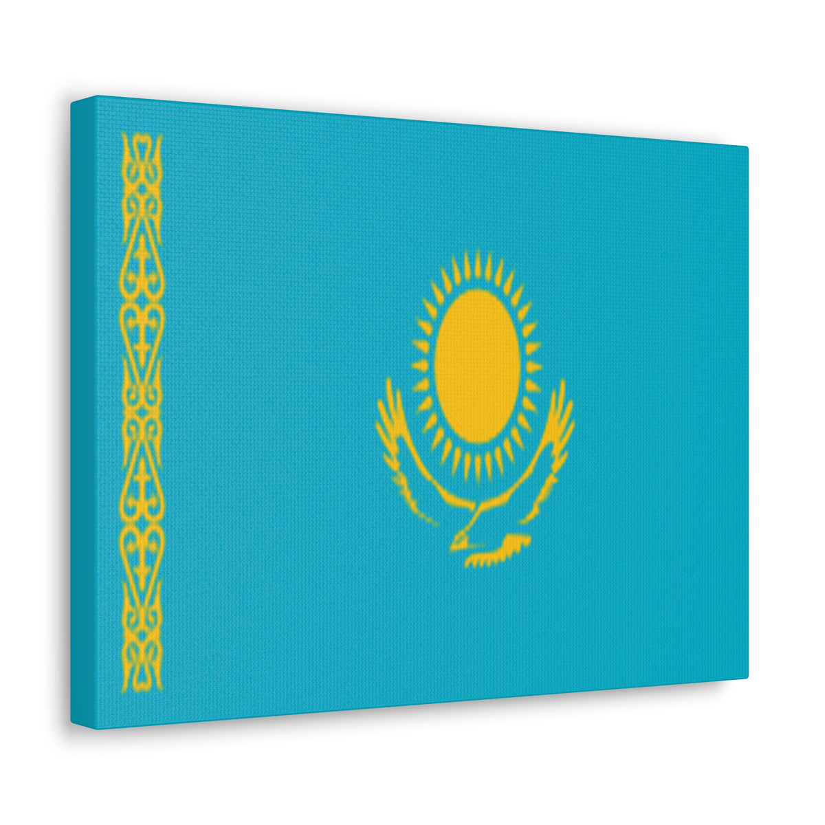 Kazakhstan Country Flag Canvas Vibrant Wall Art Unframed Home Decor-Express Your Love Gifts