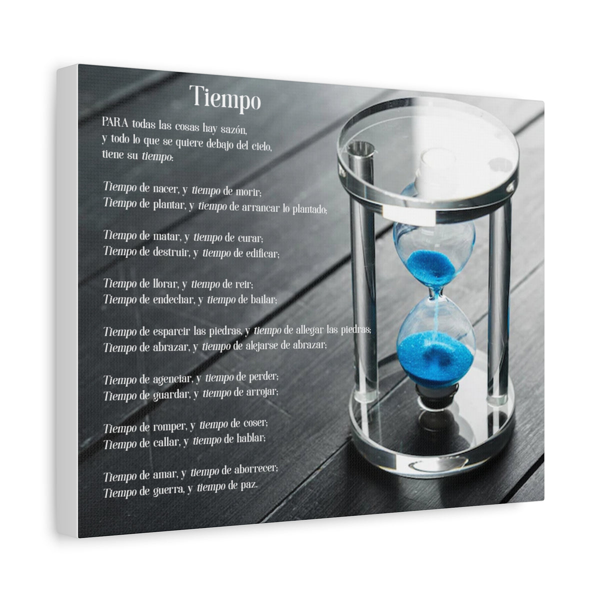 Scripture Walls Tiempo Eclesiastés 3:8 Cuadros Cristianos Para Pared En Español, Christian Wall Decor In Spanish, Arte de Jesucristo,-Express Your Love Gifts