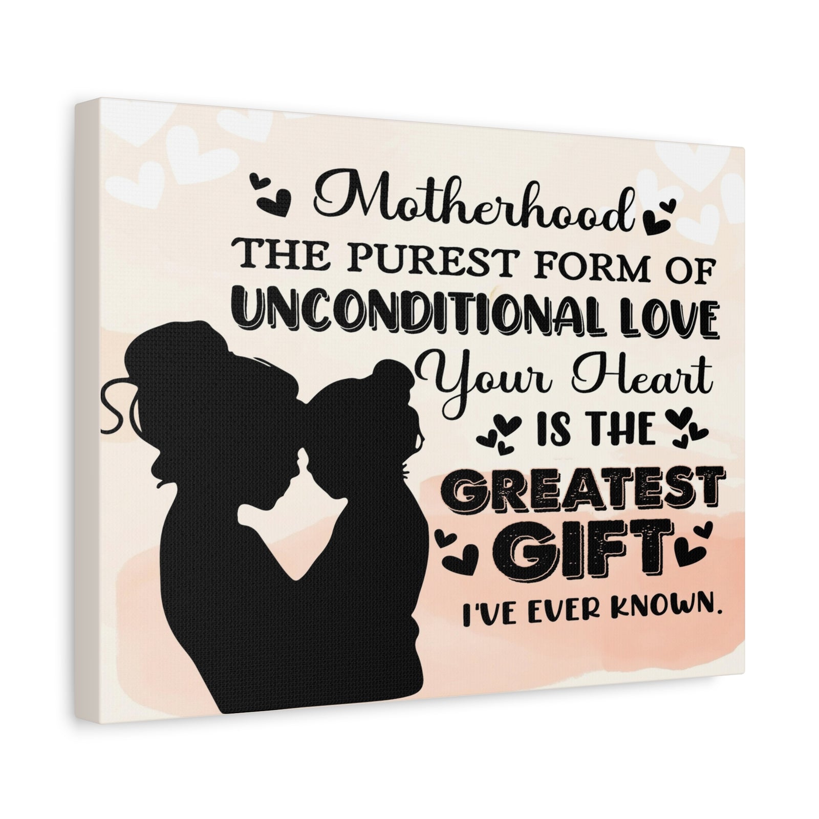 To Mom Greatest Gift Inspirational Quote – Elegant Home Décor-Express Your Love Gifts