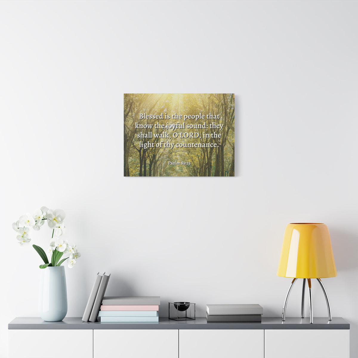 Scripture Walls Joyful Sound Psalm 89:15 Bible Verse Canvas Christian Wall Art Ready to Hang-Express Your Love Gifts