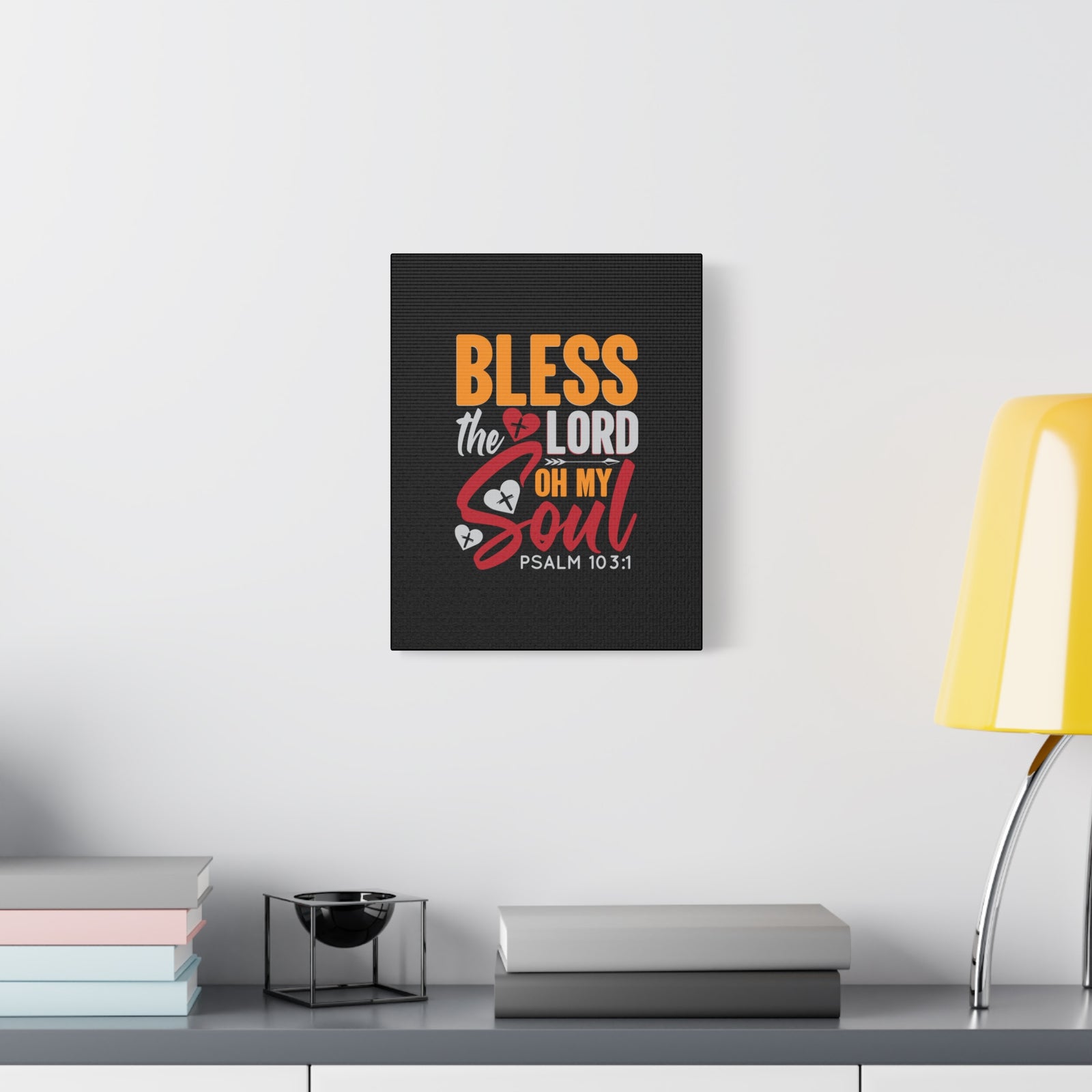 Scripture Walls Oh My Soul Psalm 103:1 Bible Verse Canvas Christian Wall Art Ready to Hang-Express Your Love Gifts