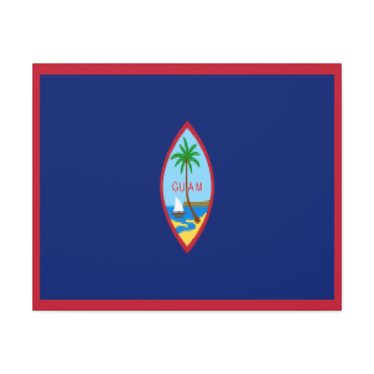 Guam Country Flag Canvas Vibrant Wall Art Unframed Home Decor-Express Your Love Gifts