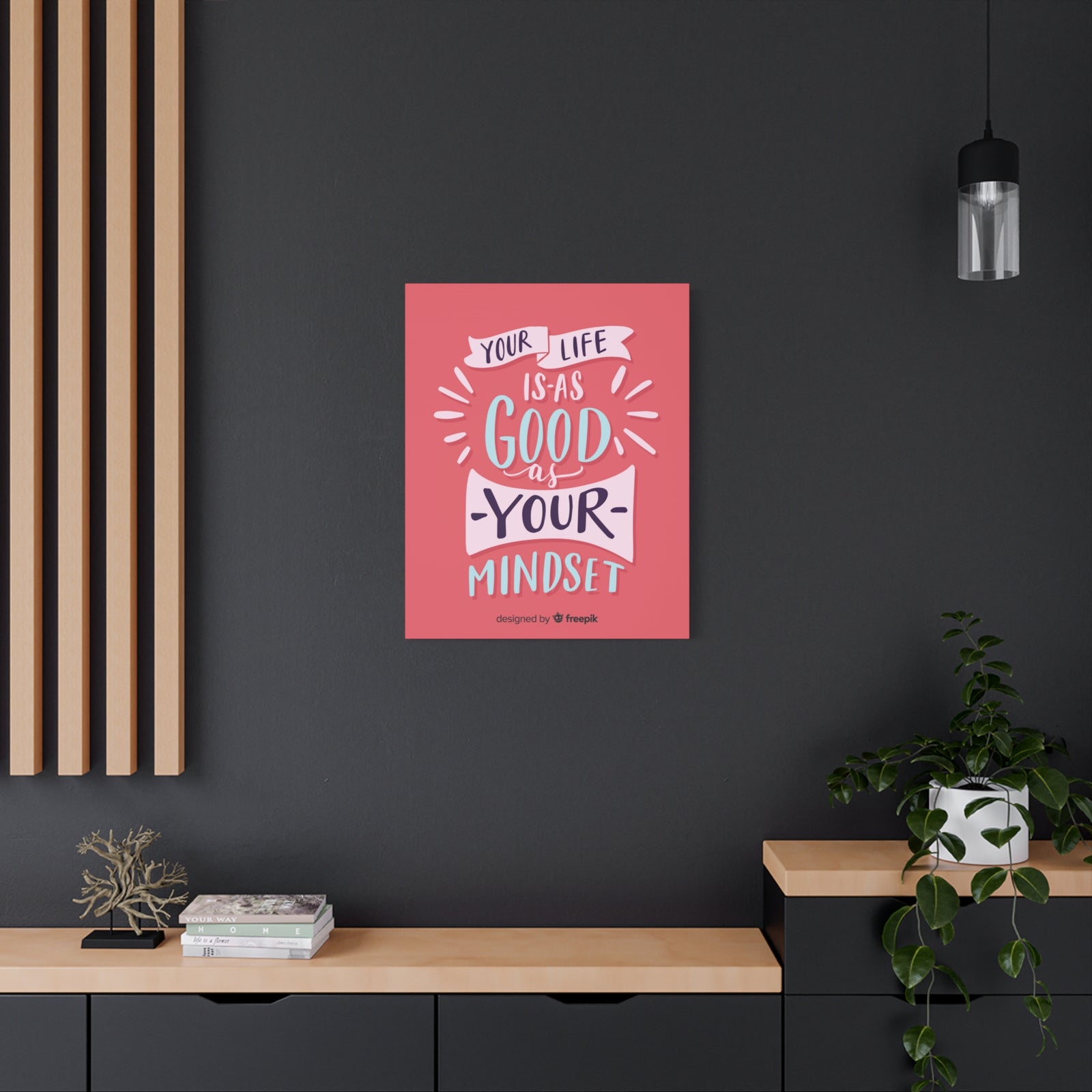 Inspirational Quote Canvas Mindset Wall Art Motivational Motto Inspiring Prints Artwork Decor Ready to Hang-Express Your Love Gifts