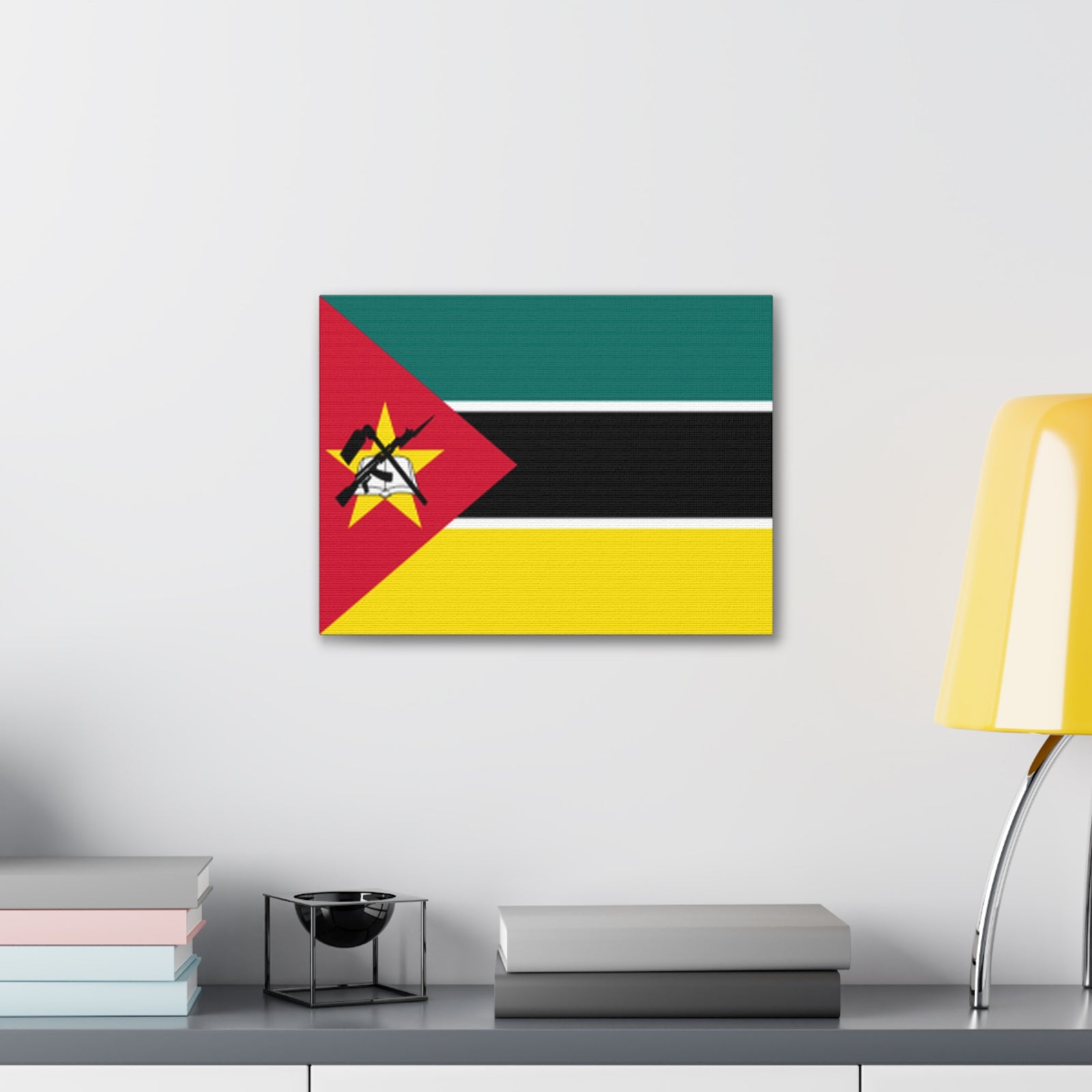Mozambique Country Flag Canvas Vibrant Wall Art Unframed Home Decor-Express Your Love Gifts