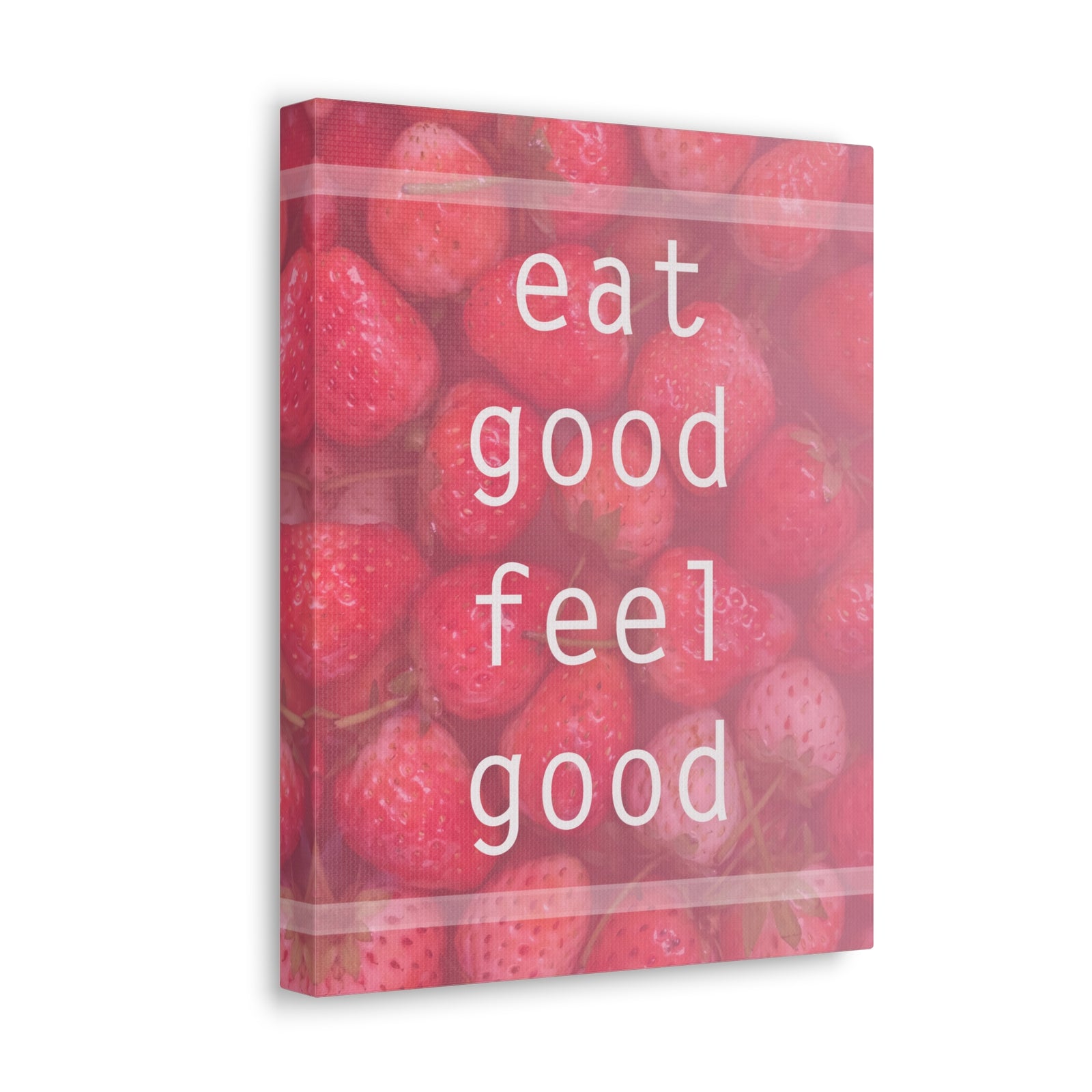 Inspirational Quote Canvas Eat Good Feel Good Motivational Print Ready to Hang Artwork-Express Your Love Gifts