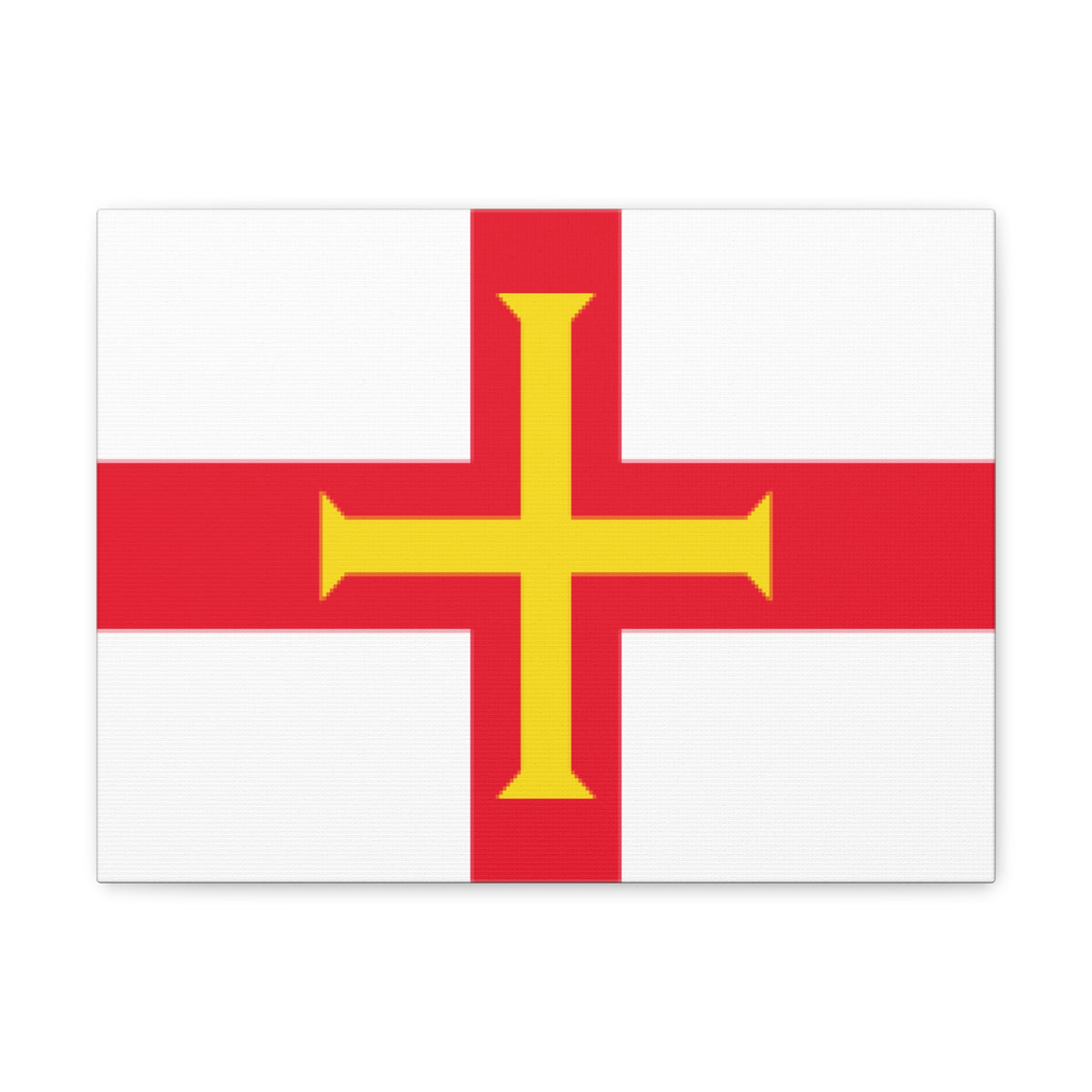 Guernsey Country Flag Canvas Vibrant Wall Art Unframed Home Decor-Express Your Love Gifts