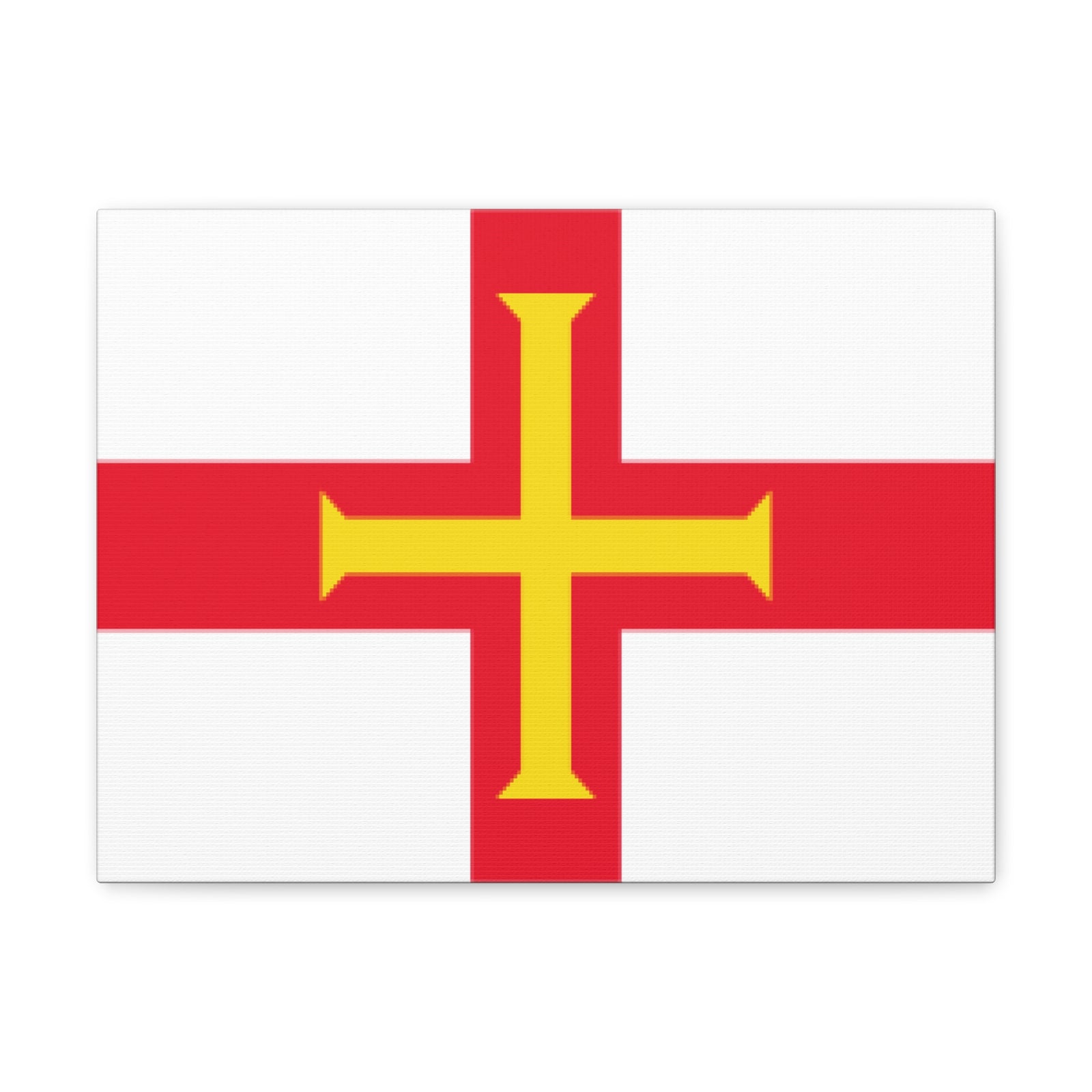 Guernsey Country Flag Canvas Vibrant Wall Art Unframed Home Decor-Express Your Love Gifts