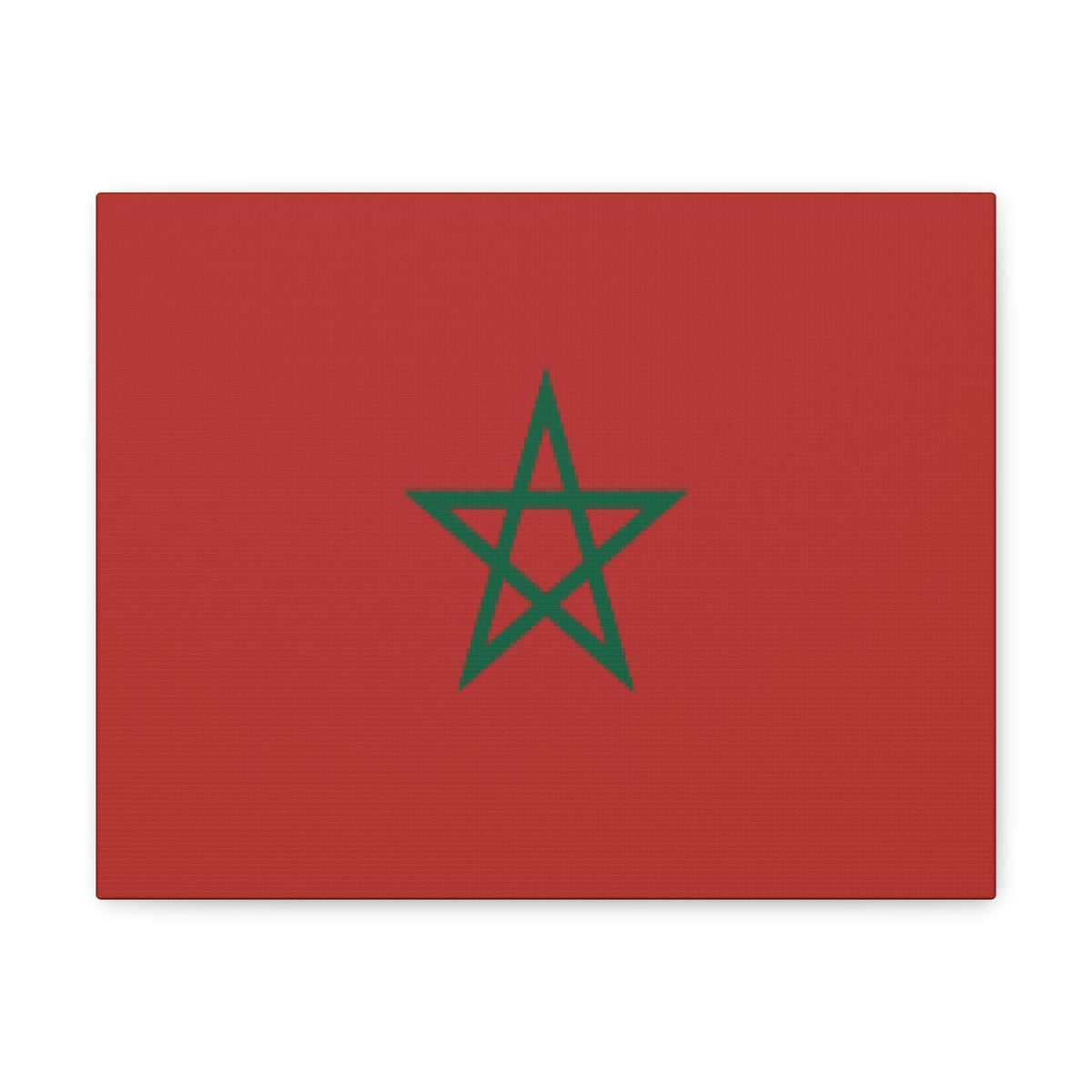 Morocco Country Flag Canvas Vibrant Wall Art Unframed Home Decor-Express Your Love Gifts