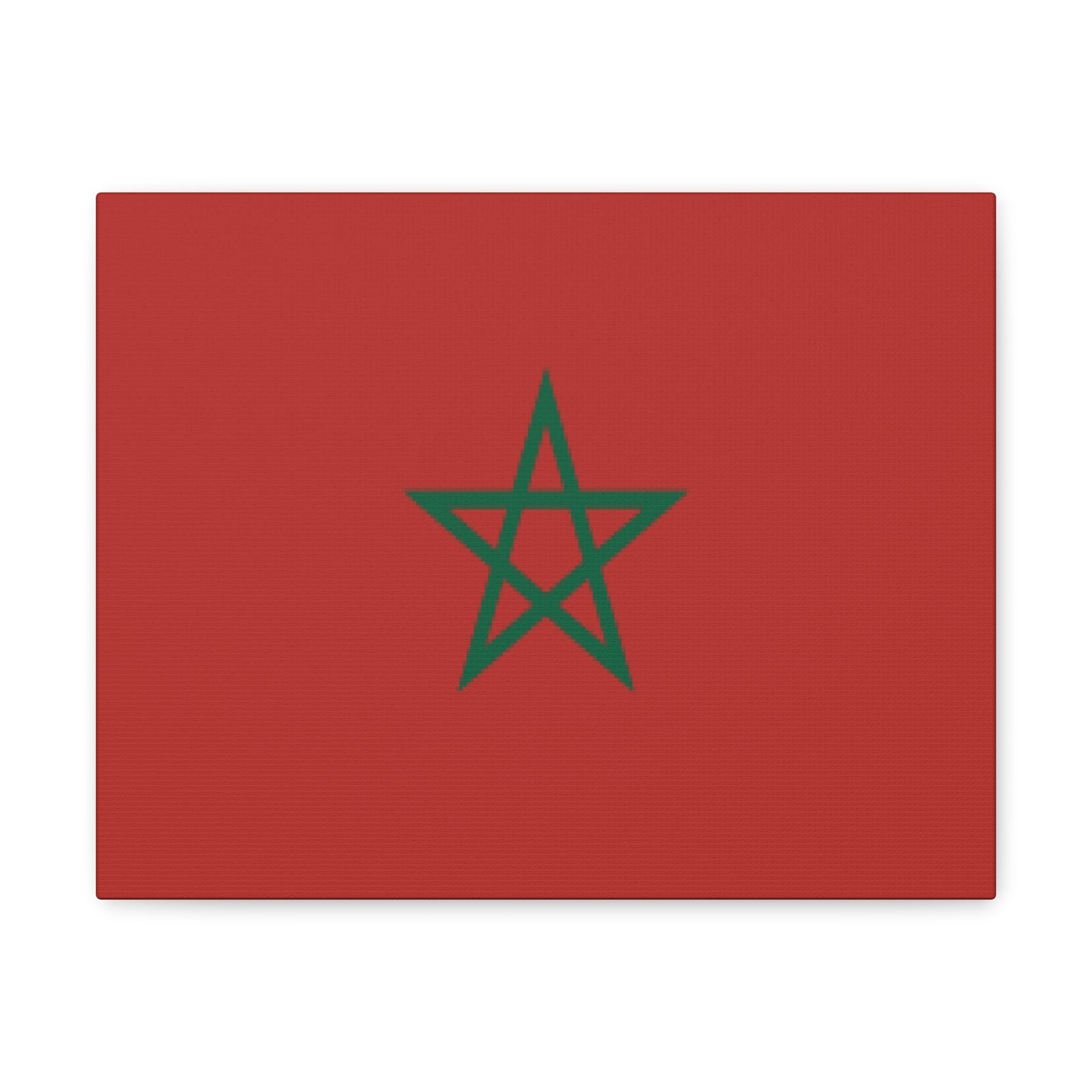 Morocco Country Flag Canvas Vibrant Wall Art Unframed Home Decor-Express Your Love Gifts