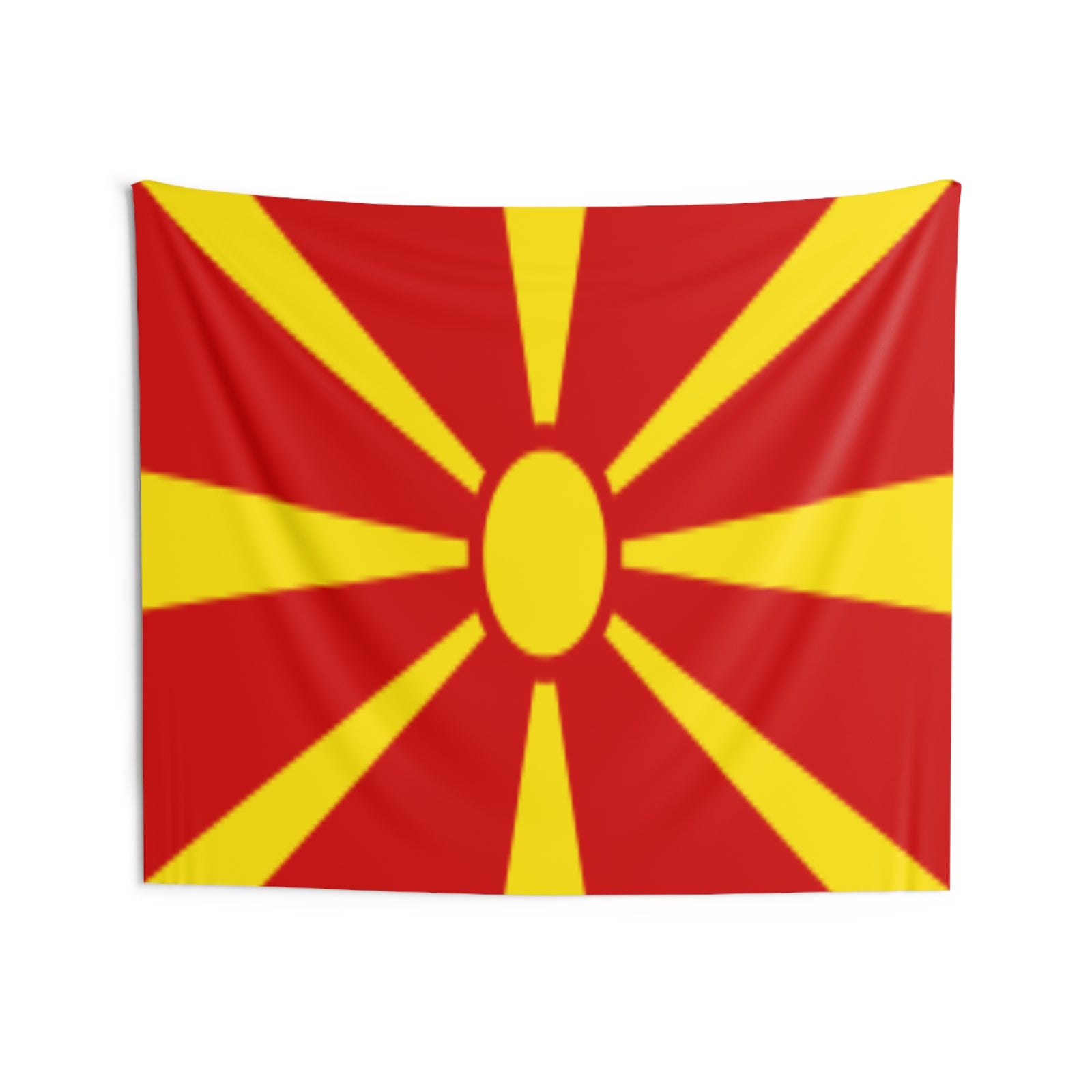 North Macedonia Country Flag Wall Hanging Tapestry-Express Your Love Gifts