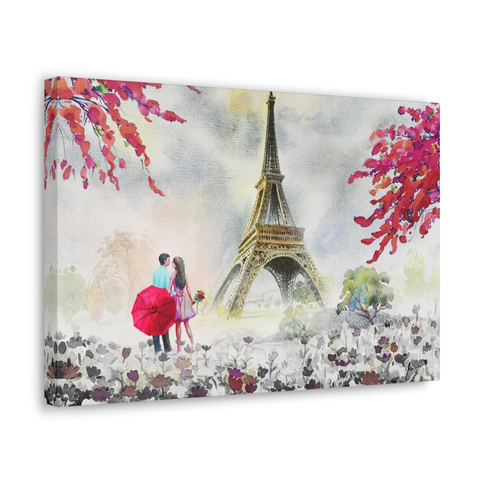 Paris European City Landscape France Canvas Artwork High-Quality Breathtaking French City for Home Decor Ready to Hang-Express Your Love Gifts
