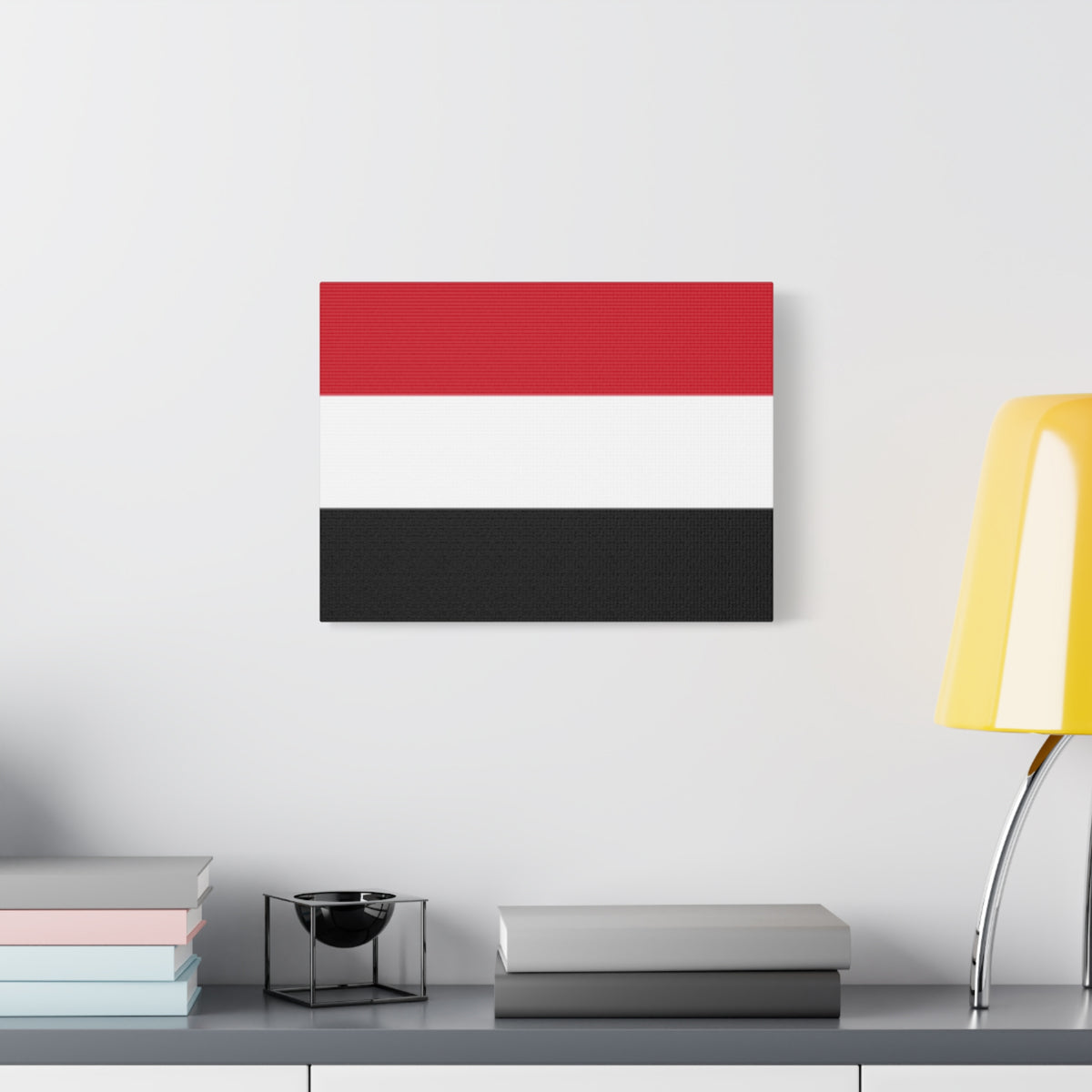 Yemen Country Flag Canvas Vibrant Wall Art Unframed Home Decor-Express Your Love Gifts