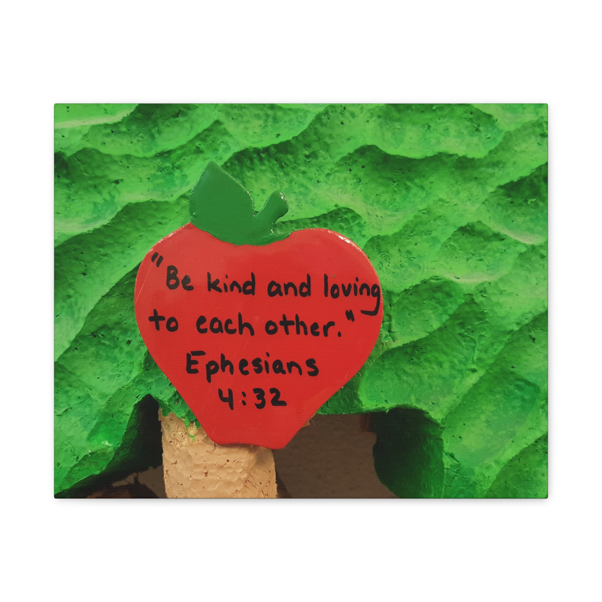 Scripture Walls Be Kind Ephesians 4:32 Bible Verse Canvas Christian Wall Art Ready to Hang-Express Your Love Gifts