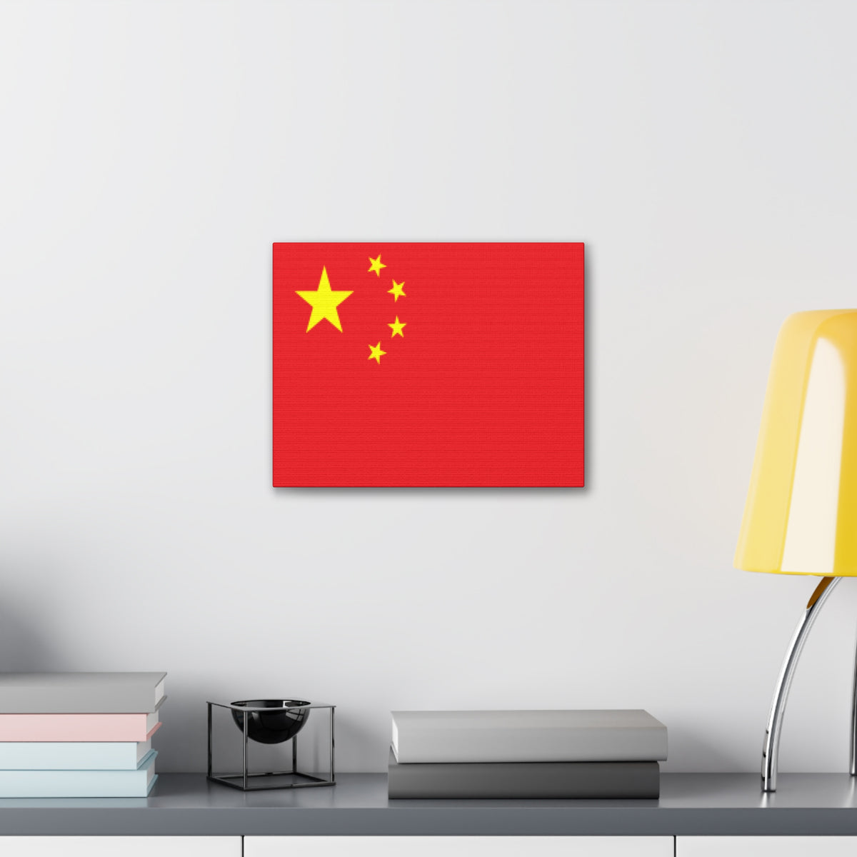 China Country Flag Canvas Vibrant Wall Art Unframed Home Decor-Express Your Love Gifts