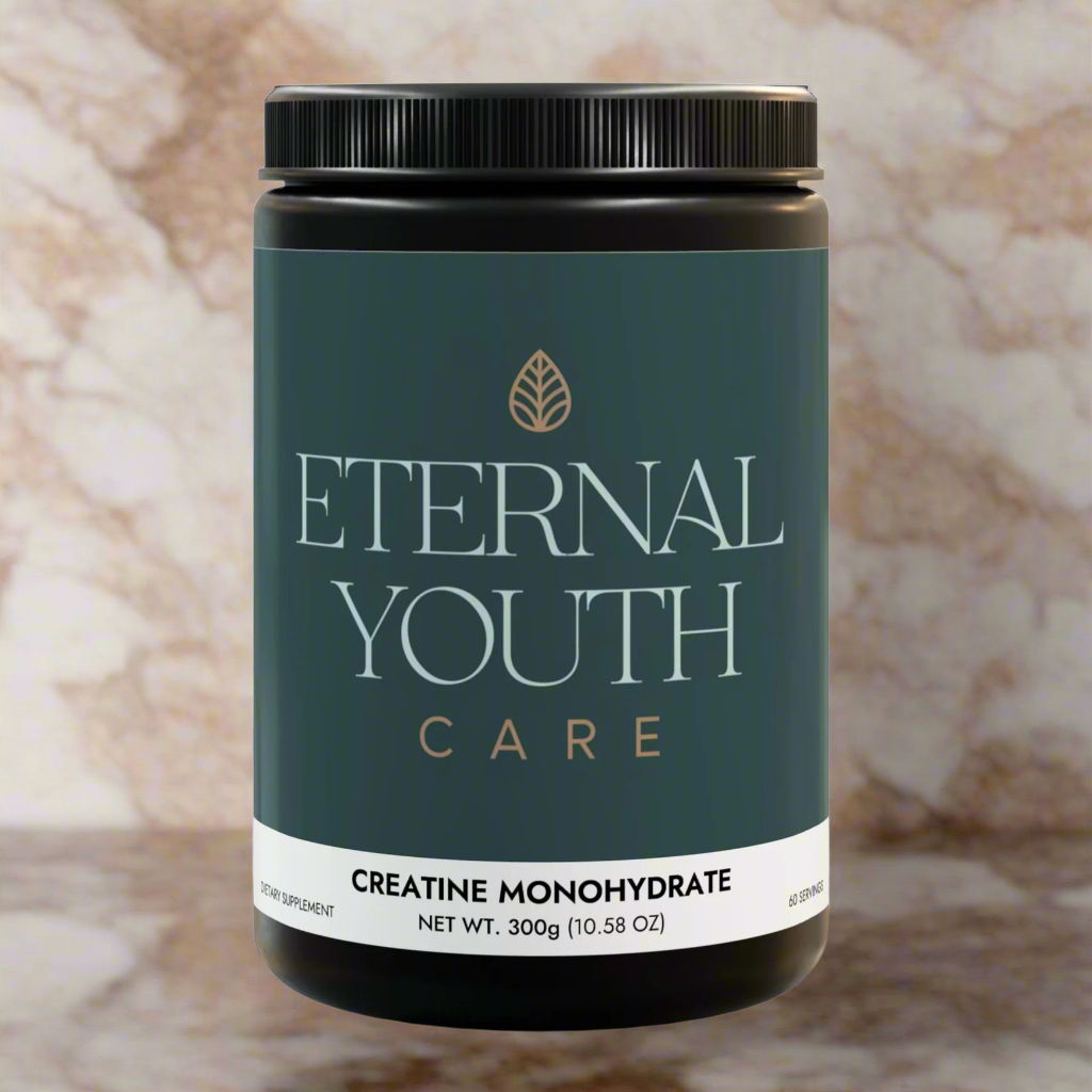 Eternal Youth Care Creatine Monohydrate Supplement – Muscle Recovery & Performance Non-GMO, Lactose-Free (300g / 10.58oz)-Express Your Love Gifts