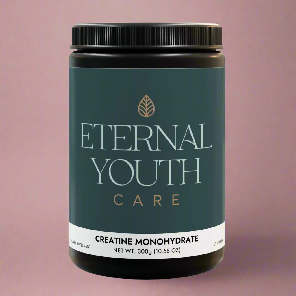 Eternal Youth Care Creatine Monohydrate Supplement – Muscle Recovery & Performance Non-GMO, Lactose-Free (300g / 10.58oz)-Express Your Love Gifts