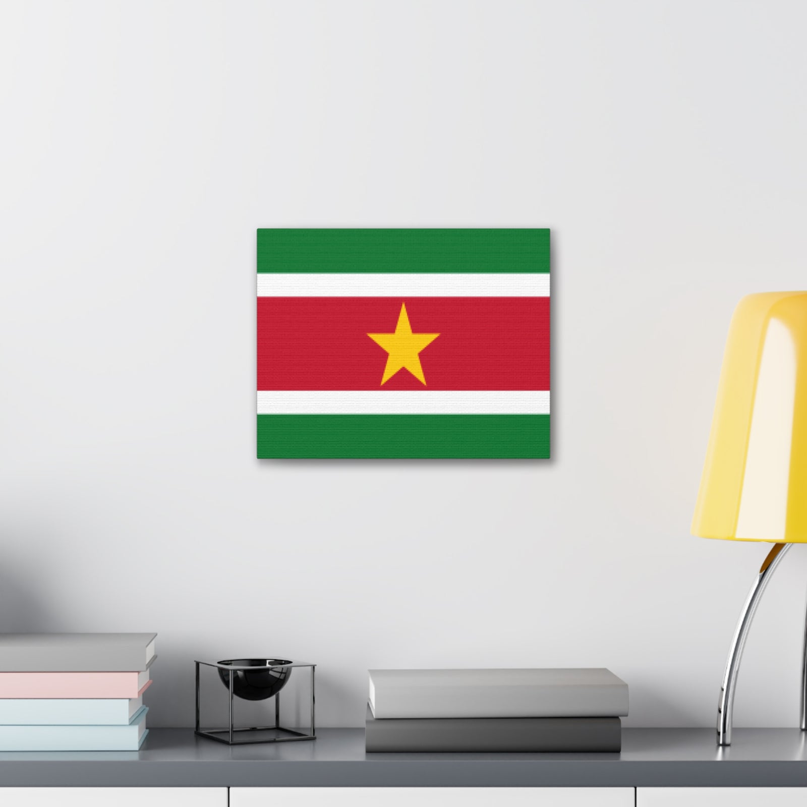 Suriname Country Flag Canvas Vibrant Wall Art Unframed Home Decor-Express Your Love Gifts