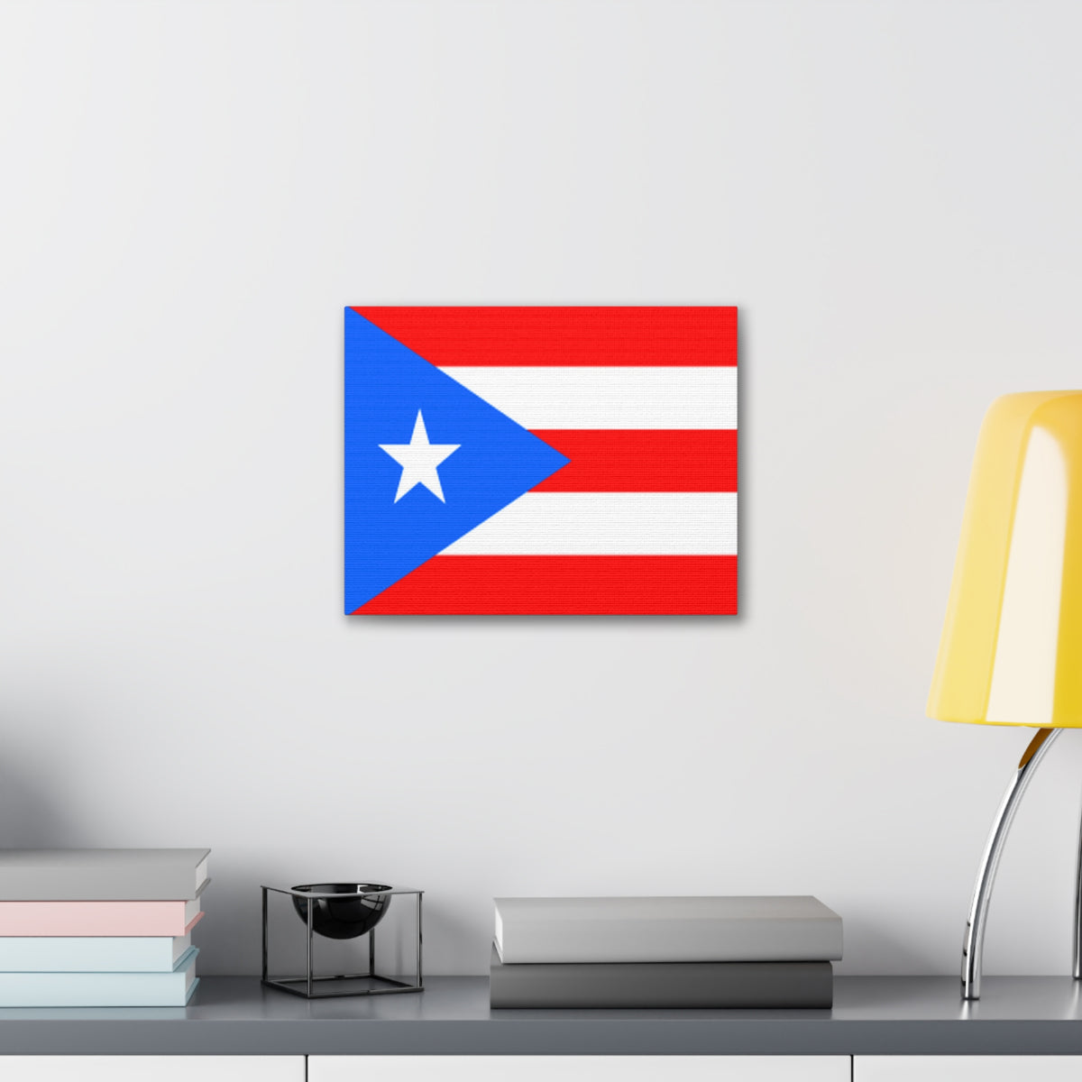 Puerto Rico Country Flag Canvas Vibrant Wall Art Unframed Home Decor-Express Your Love Gifts