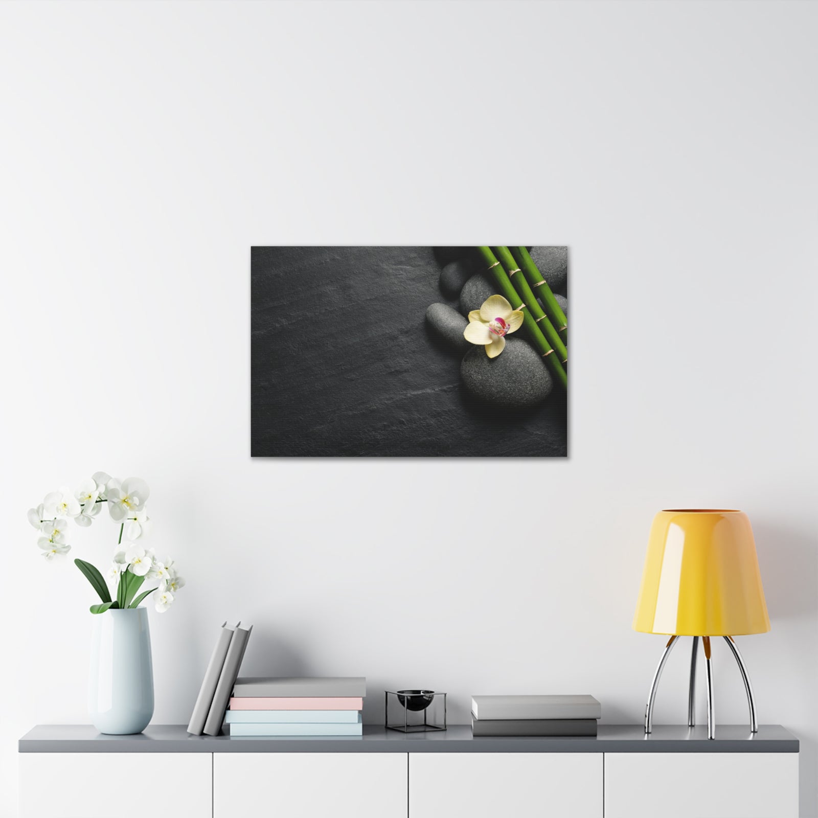 Beautiful Orchid Flower Forest Floral Nature Photography Canvas Wall Art for Home Decor Ready-to-Hang-Express Your Love Gifts