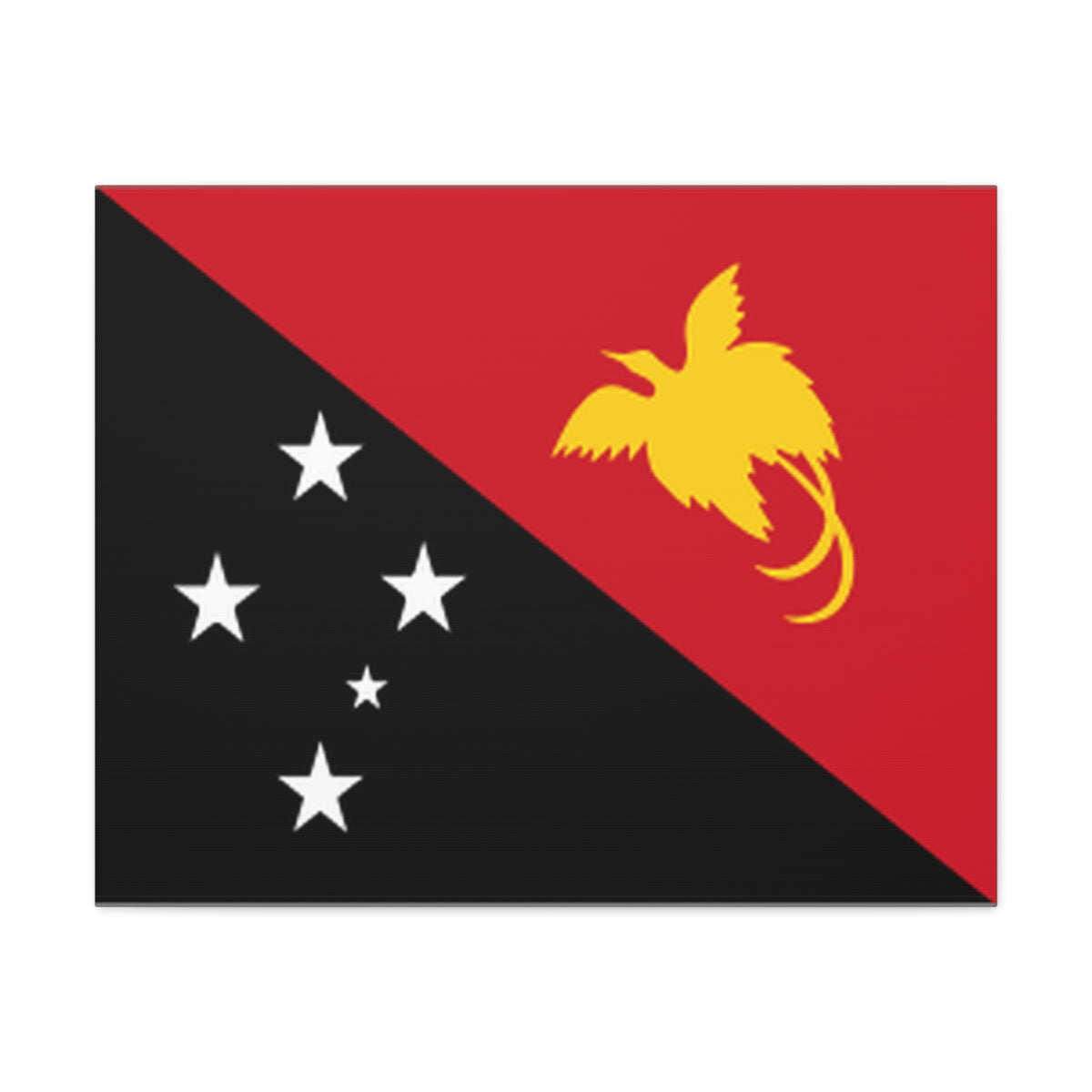 Papua New Guinea Country Flag Canvas Vibrant Wall Art Unframed Home Decor-Express Your Love Gifts