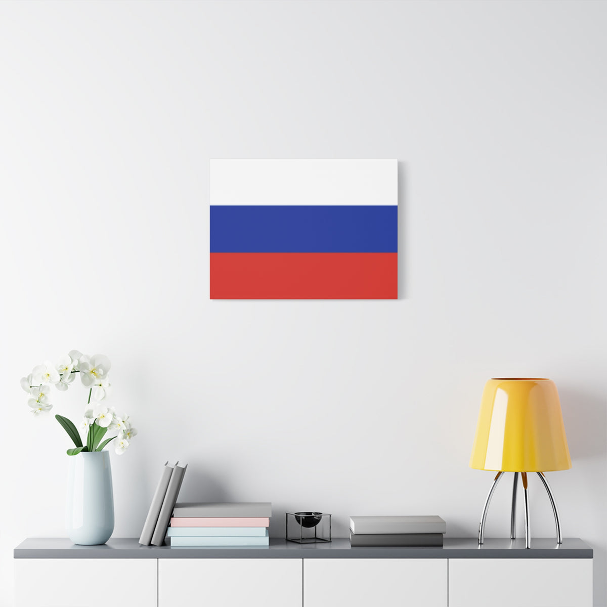 Russia Country Flag Canvas Vibrant Wall Art Unframed Home Decor-Express Your Love Gifts