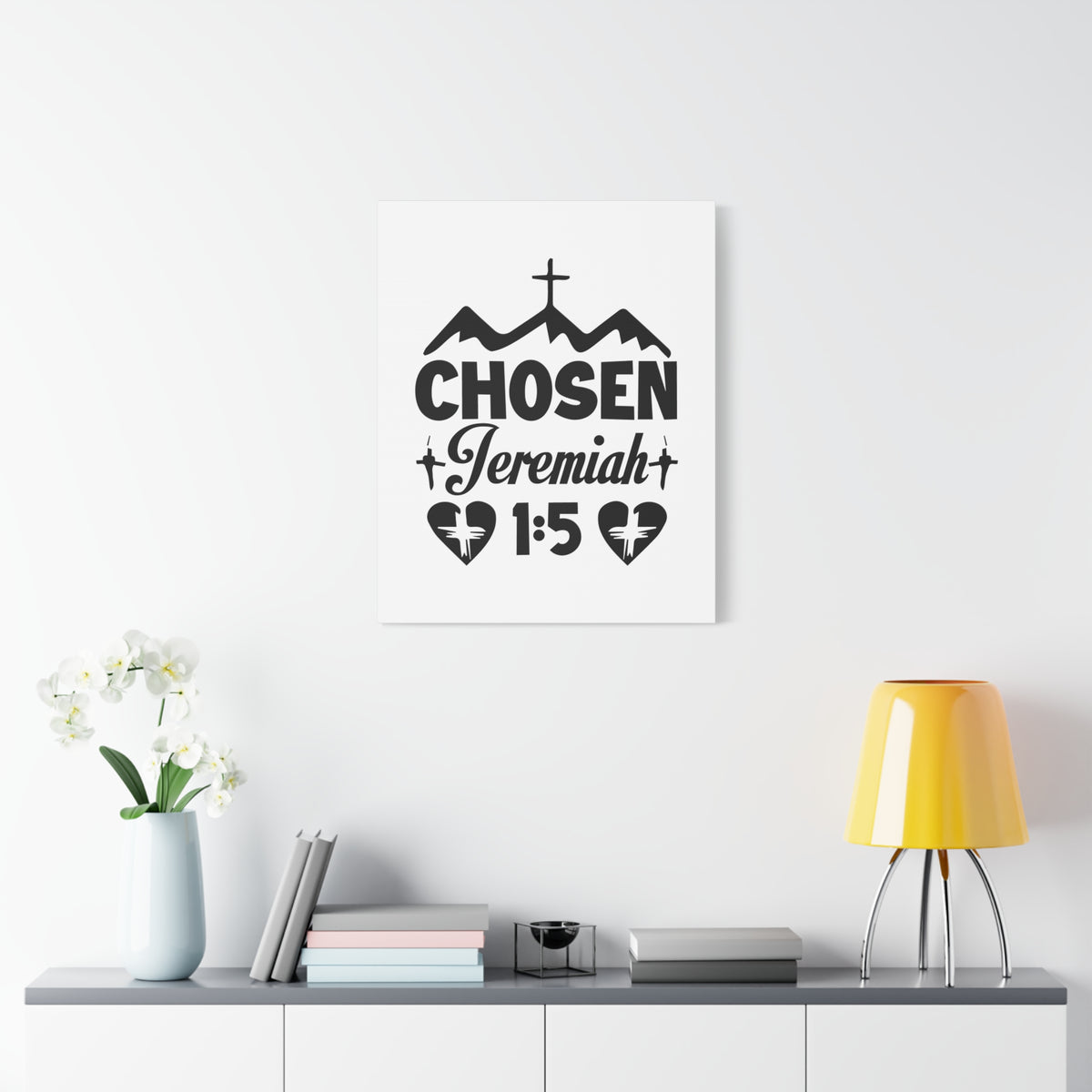 Scripture Walls Jeremiah 1:5 Chosen Bible Verse Canvas Christian Wall Art Ready to Hang Unframed-Express Your Love Gifts