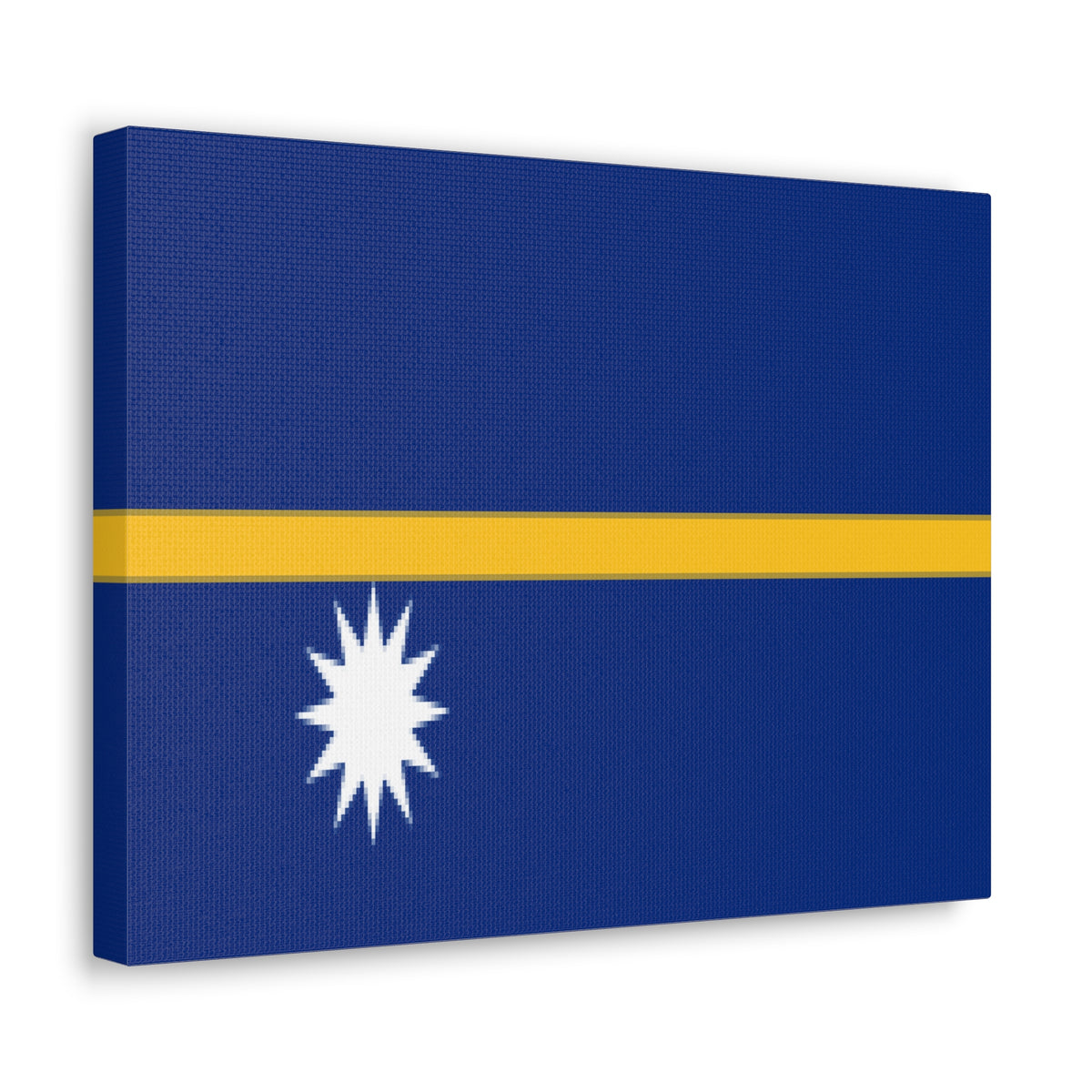 Nauru Country Flag Canvas Vibrant Wall Art Unframed Home Decor-Express Your Love Gifts