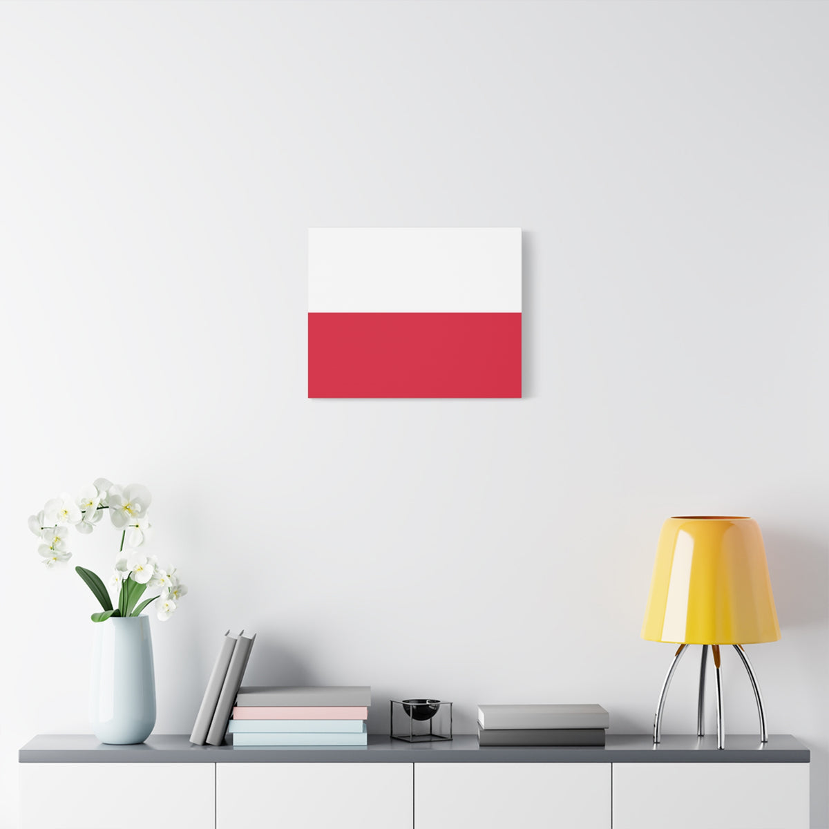 Poland Country Flag Canvas Vibrant Wall Art Unframed Home Decor-Express Your Love Gifts