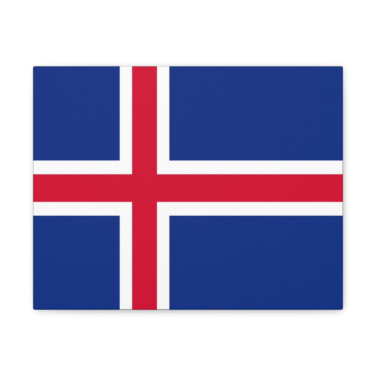 Iceland Country Flag Canvas Vibrant Wall Art Unframed Home Decor-Express Your Love Gifts
