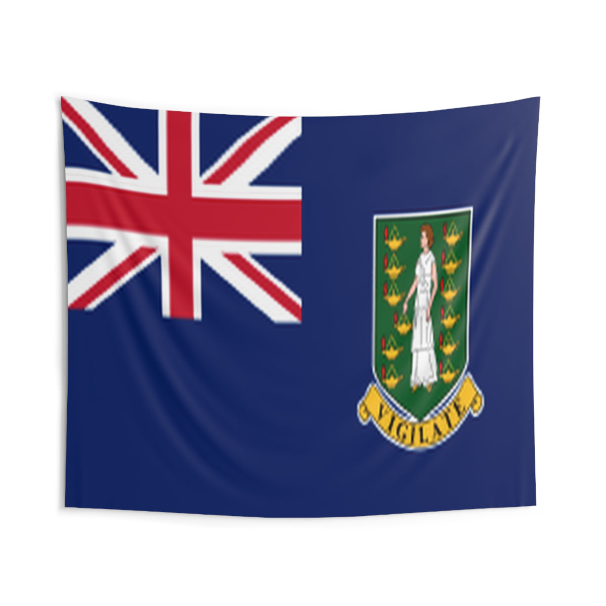 British Virgin Islands Country Flag Wall Hanging Tapestry-Express Your Love Gifts