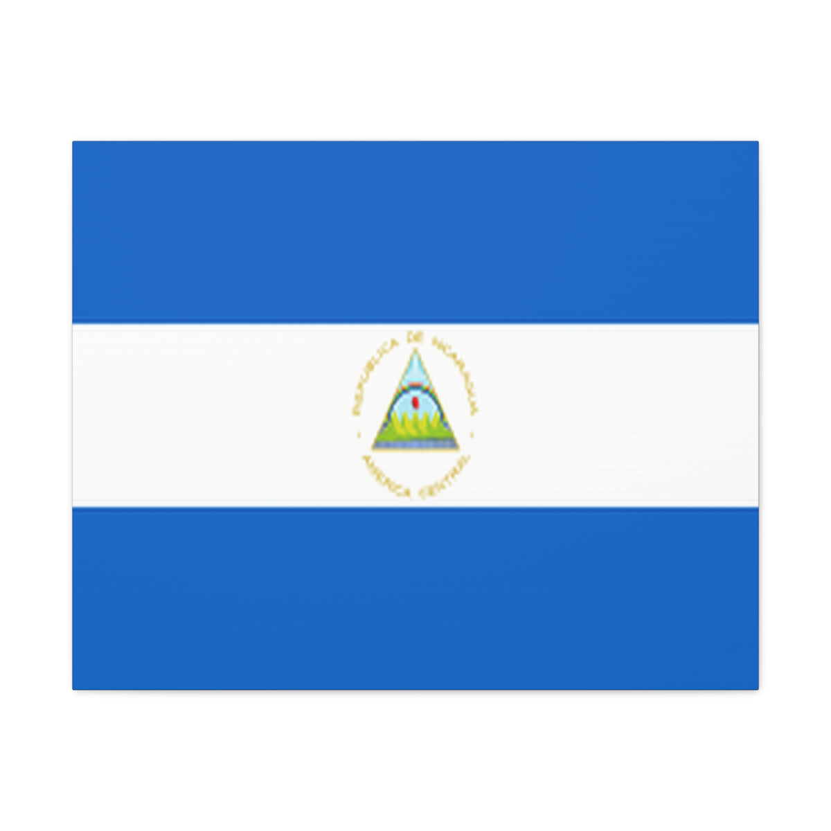 Nicaragua Country Flag Canvas Vibrant Wall Art Unframed Home Decor-Express Your Love Gifts