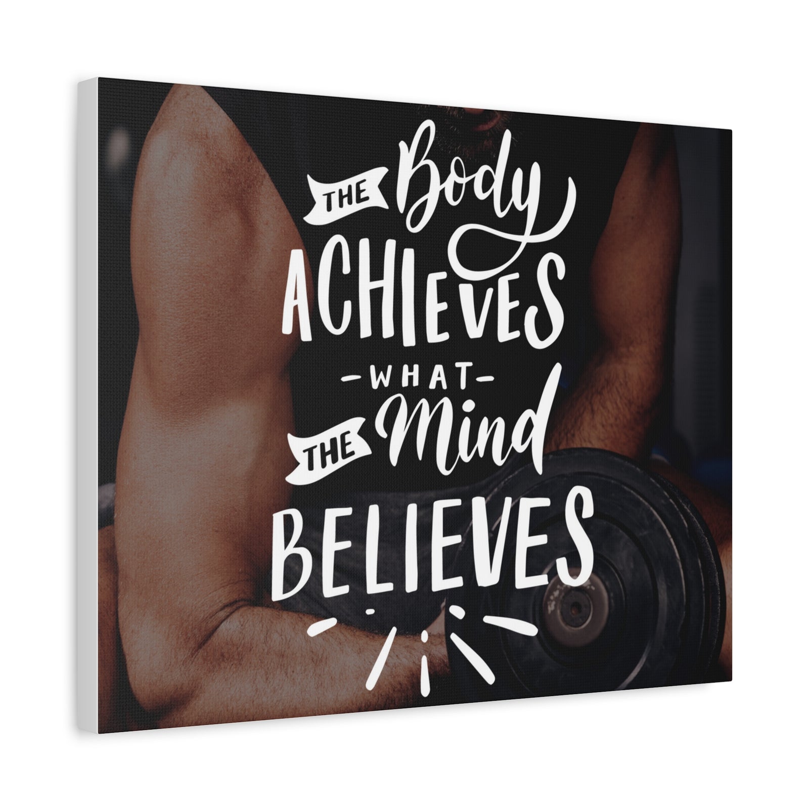 Inspirational Quote Canvas Achieve Wall Art Motivational Motto Inspiring Prints Artwork Decor Ready to Hang-Express Your Love Gifts