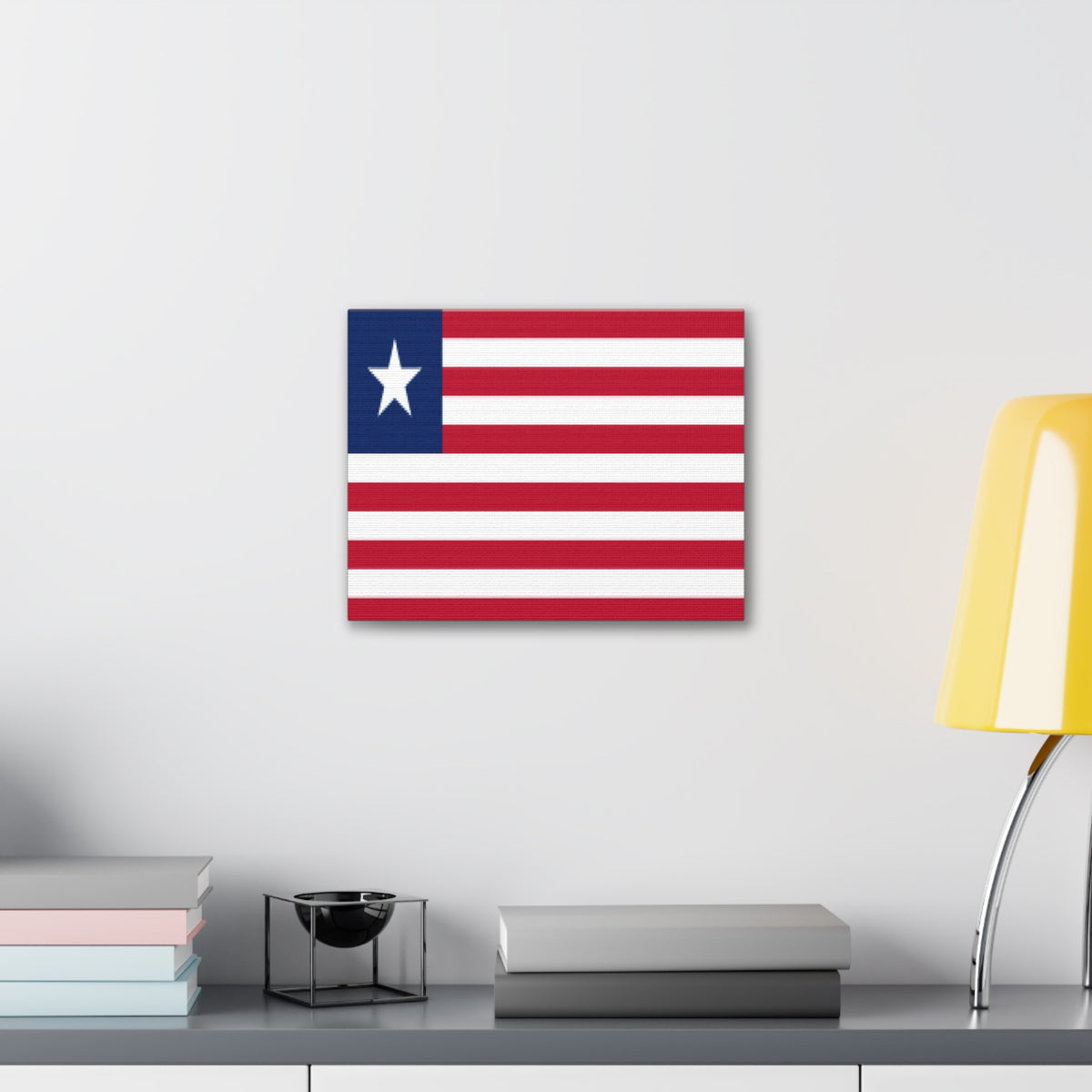 Liberia Country Flag Canvas Vibrant Wall Art Unframed Home Decor-Express Your Love Gifts