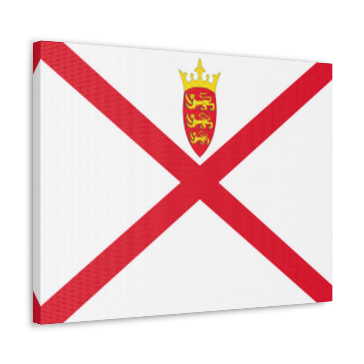Jersey Country Flag Canvas Vibrant Wall Art Unframed Home Decor-Express Your Love Gifts