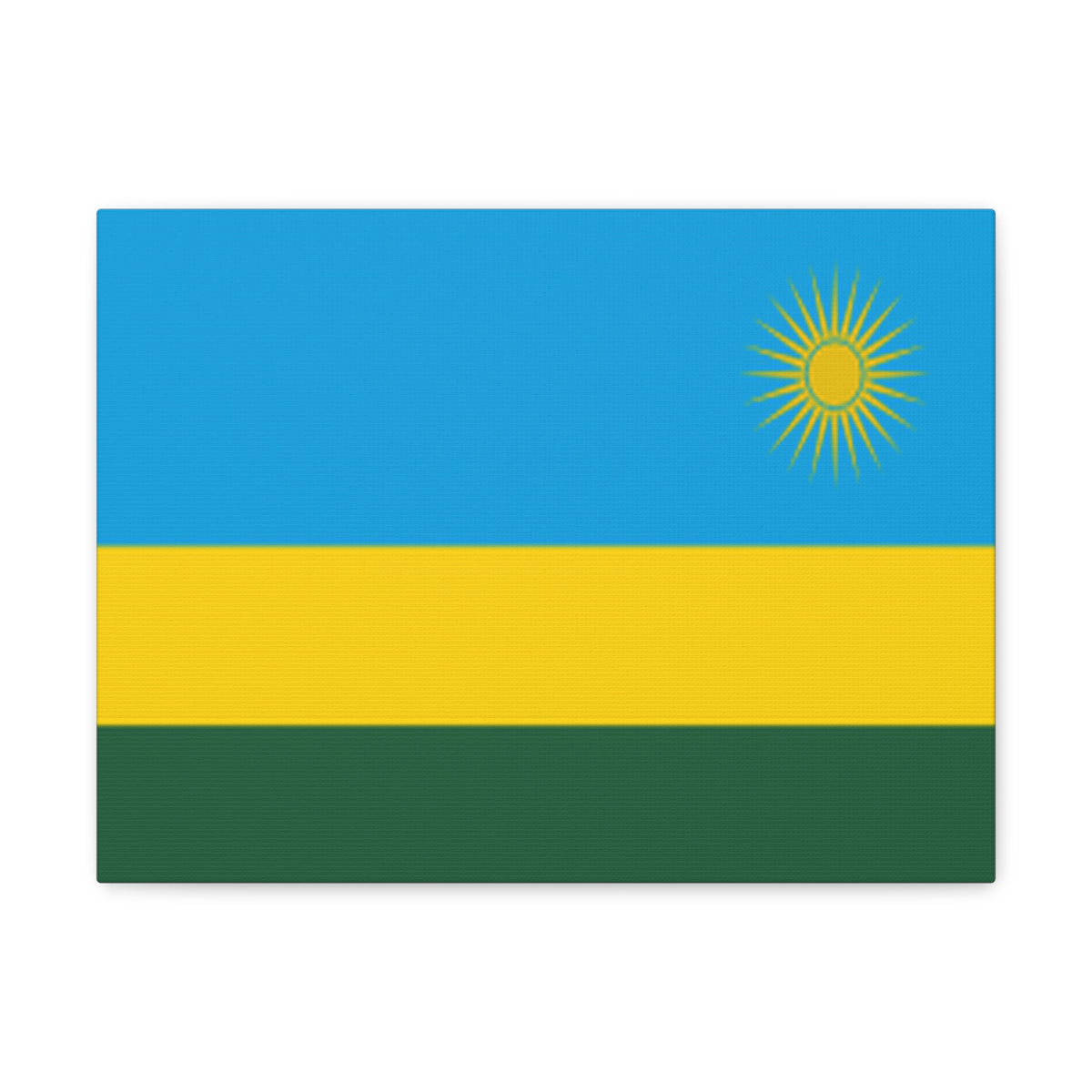 Rwanda Country Flag Canvas Vibrant Wall Art Unframed Home Decor-Express Your Love Gifts