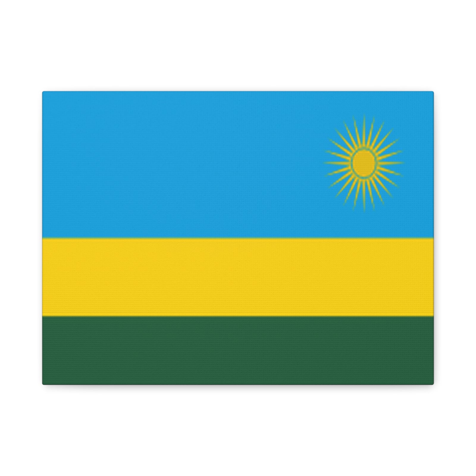 Rwanda Country Flag Canvas Vibrant Wall Art Unframed Home Decor-Express Your Love Gifts