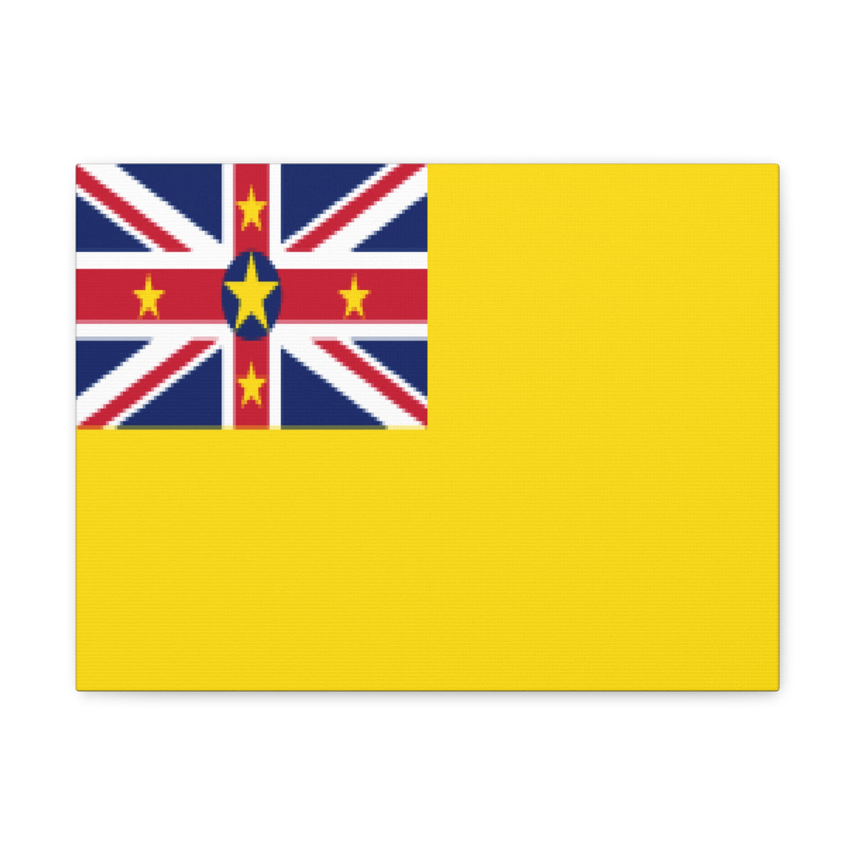 Niue Country Flag Canvas Vibrant Wall Art Unframed Home Decor-Express Your Love Gifts