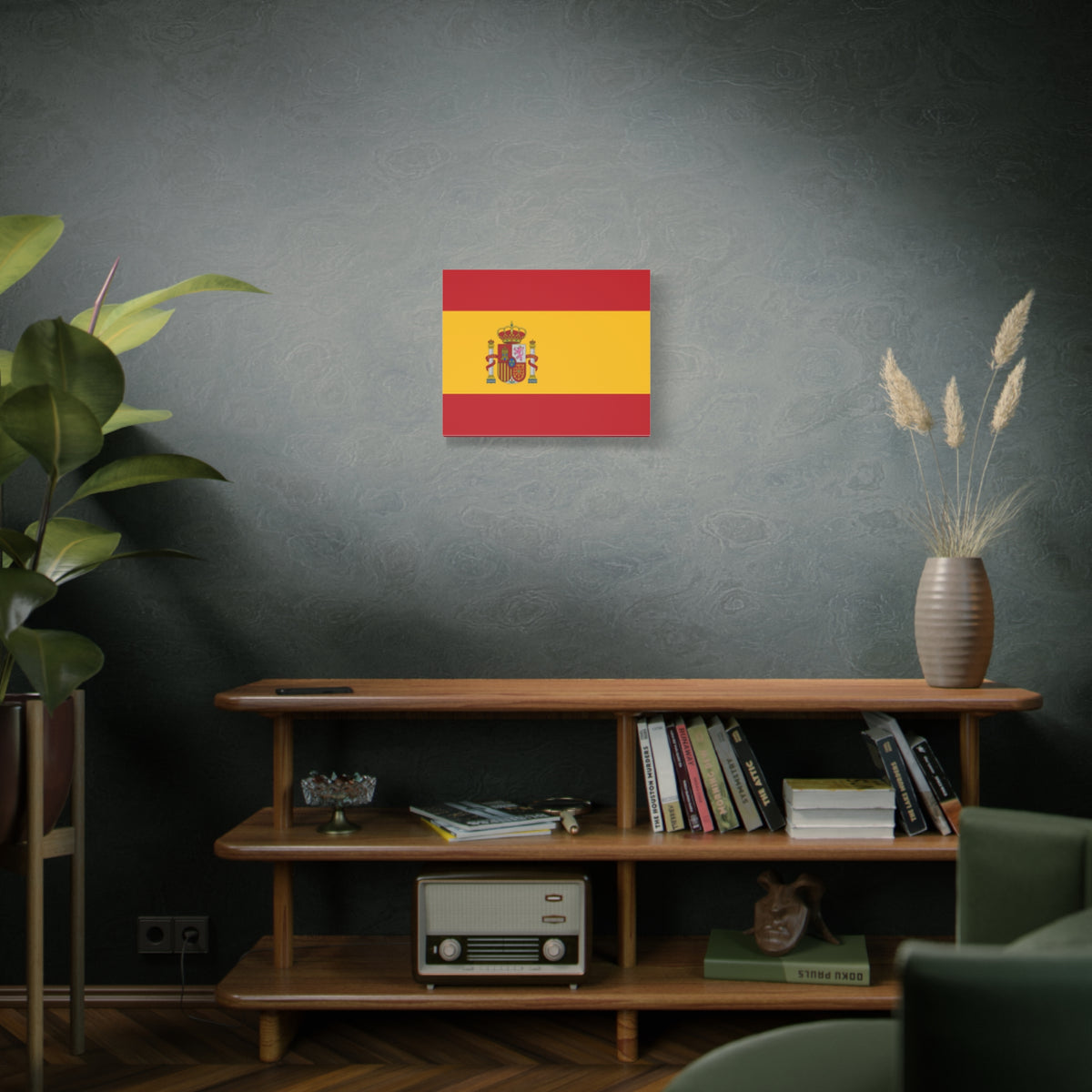 Spain Country Flag Canvas Vibrant Wall Art Unframed Home Decor-Express Your Love Gifts