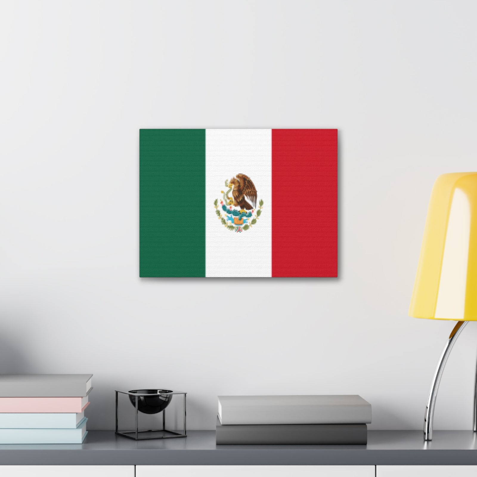 Mexico Country Flag Canvas Vibrant Wall Art Unframed Home Decor-Express Your Love Gifts