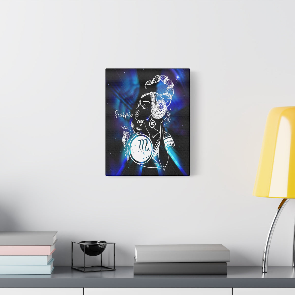 Scorpio Zodiac Horoscope Sign Constellation Canvas Print Astrology Home Décor Ready to Hang Artwork-Express Your Love Gifts