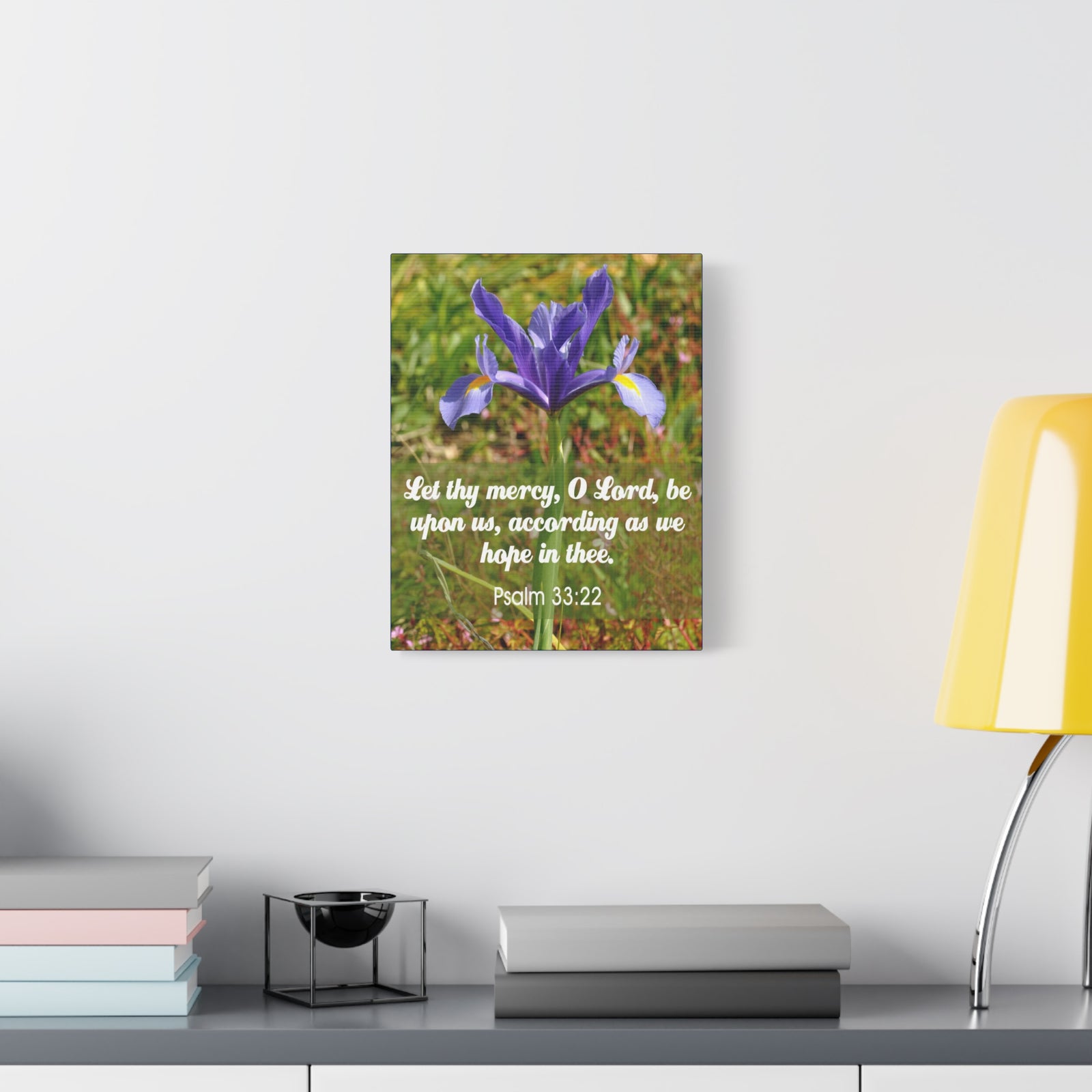 Scripture Walls Hope In Thee Psalm 33:22 Bible Verse Canvas Christian Wall Art Ready to Hang-Express Your Love Gifts