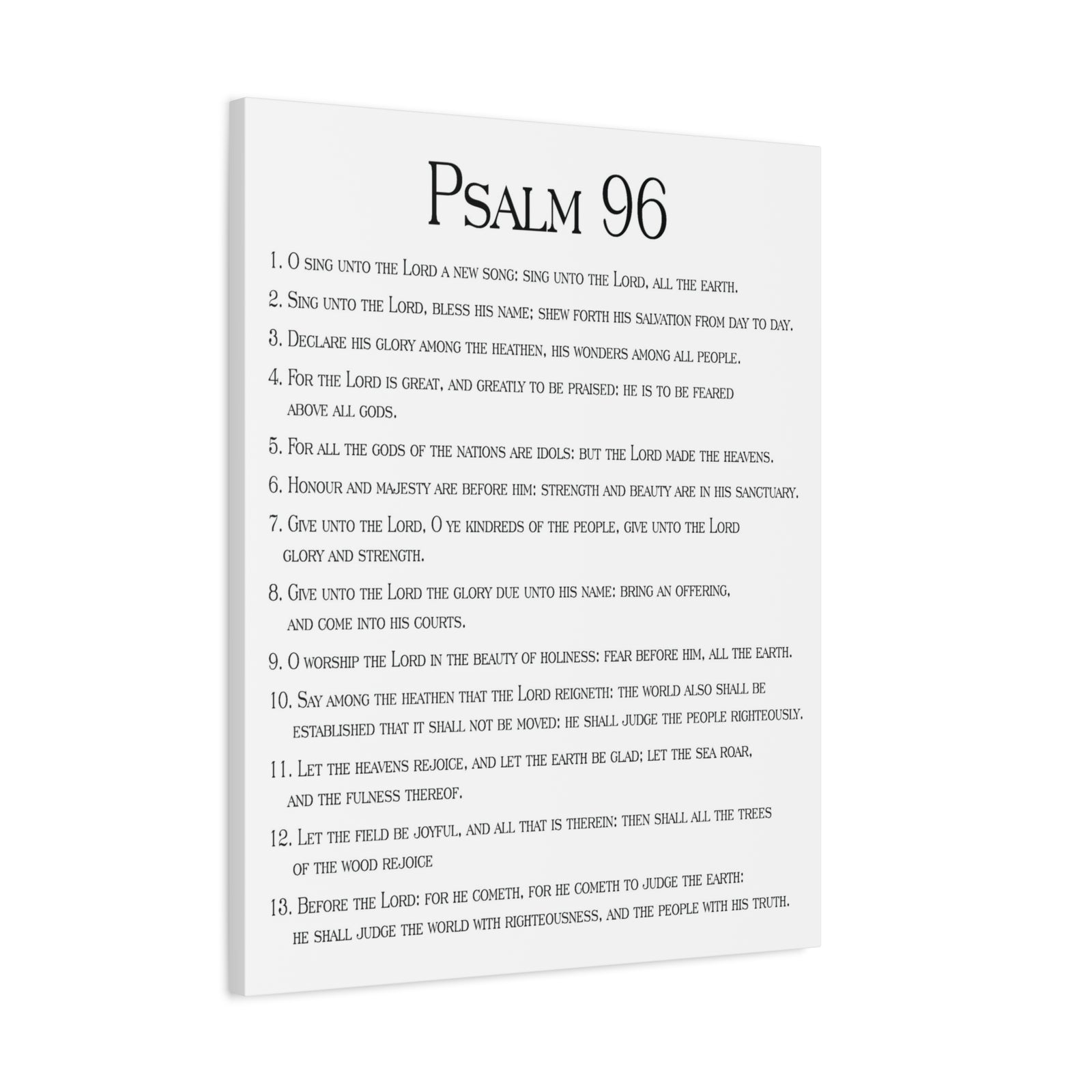 Scripture Walls Proclaiming His Glorious Wonders Psalm 96:7 Christian Wall Art Print Ready to Hang-Express Your Love Gifts