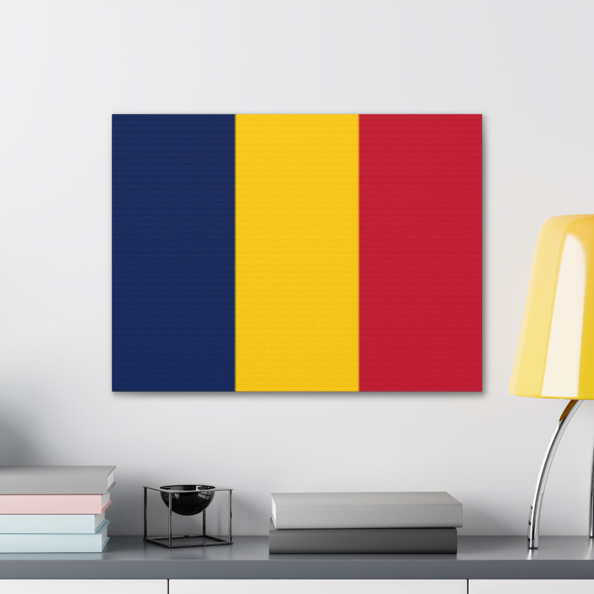 Chad Country Flag Canvas Vibrant Wall Art Unframed Home Decor-Express Your Love Gifts