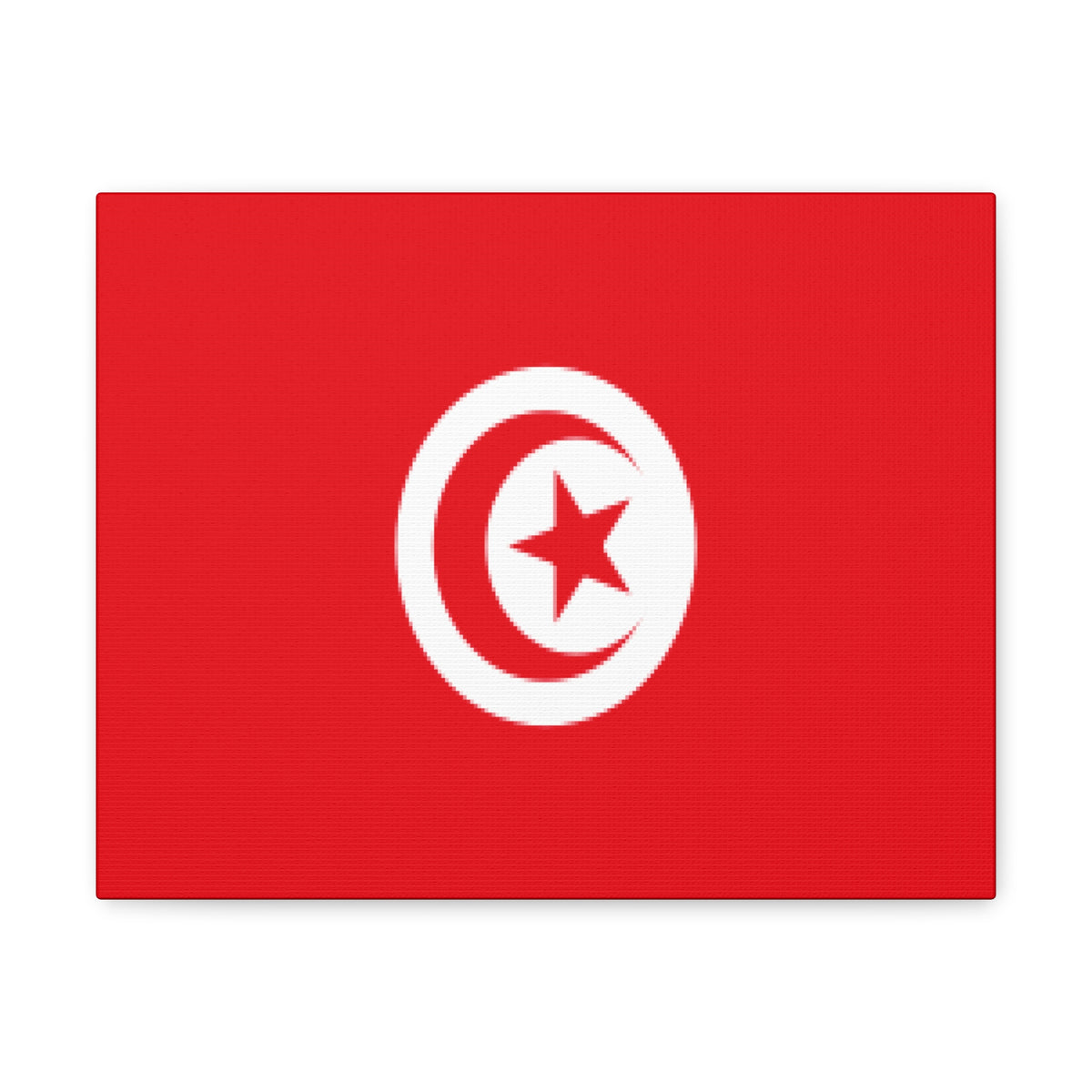 Tunisia Country Flag Canvas Vibrant Wall Art Unframed Home Decor-Express Your Love Gifts