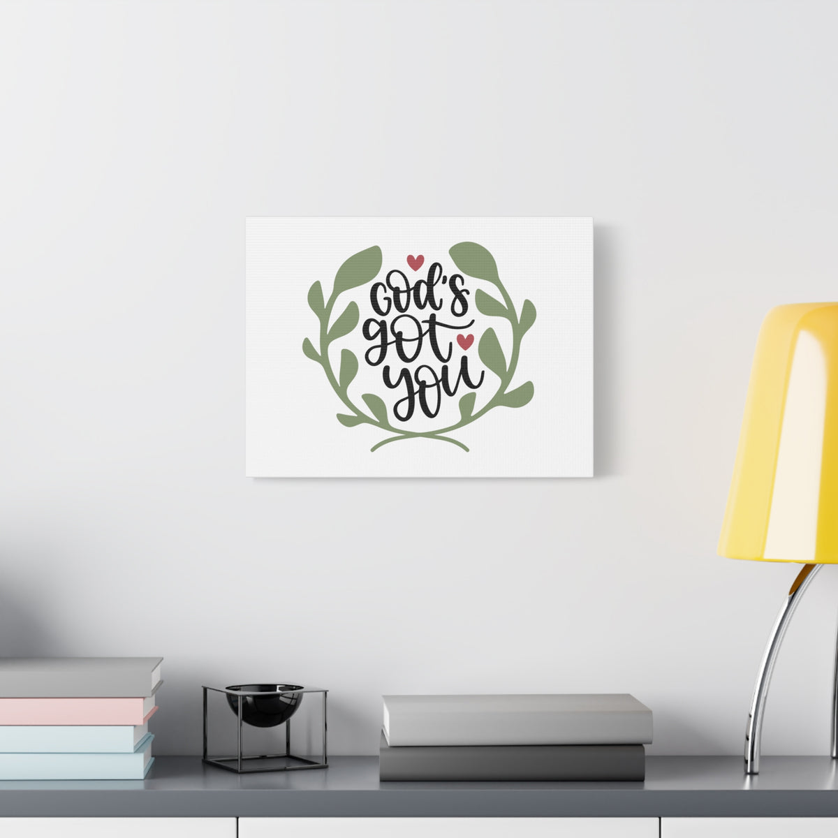 Scripture Canvas God's Got You Psalm 55:22 Christian Wall Art Bible Verse Print Ready to Hang-Express Your Love Gifts