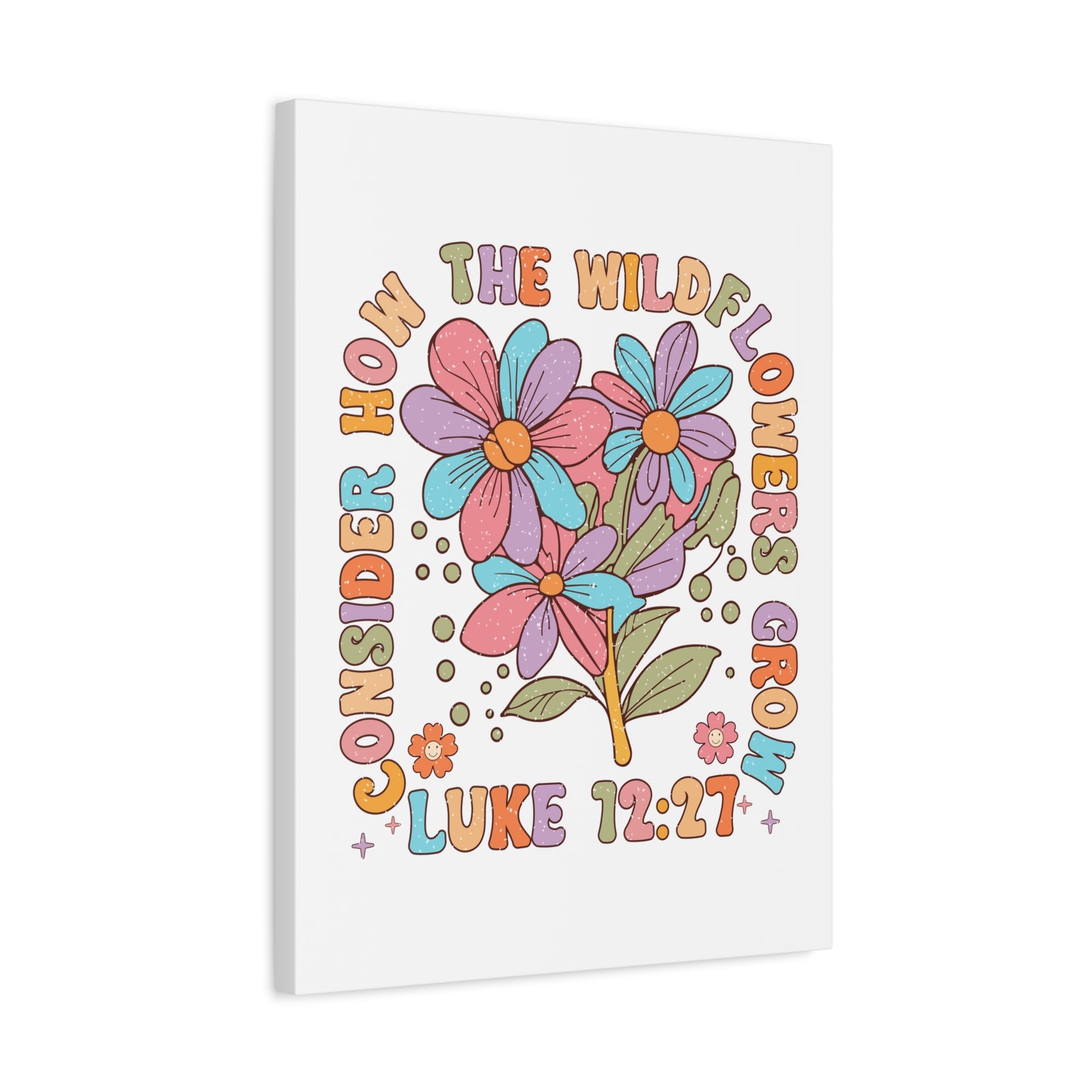 Scripture Walls Luke 12:27 Rejected Bible Verse Canvas Christian Wall Art Ready to Hang Unframed-Express Your Love Gifts