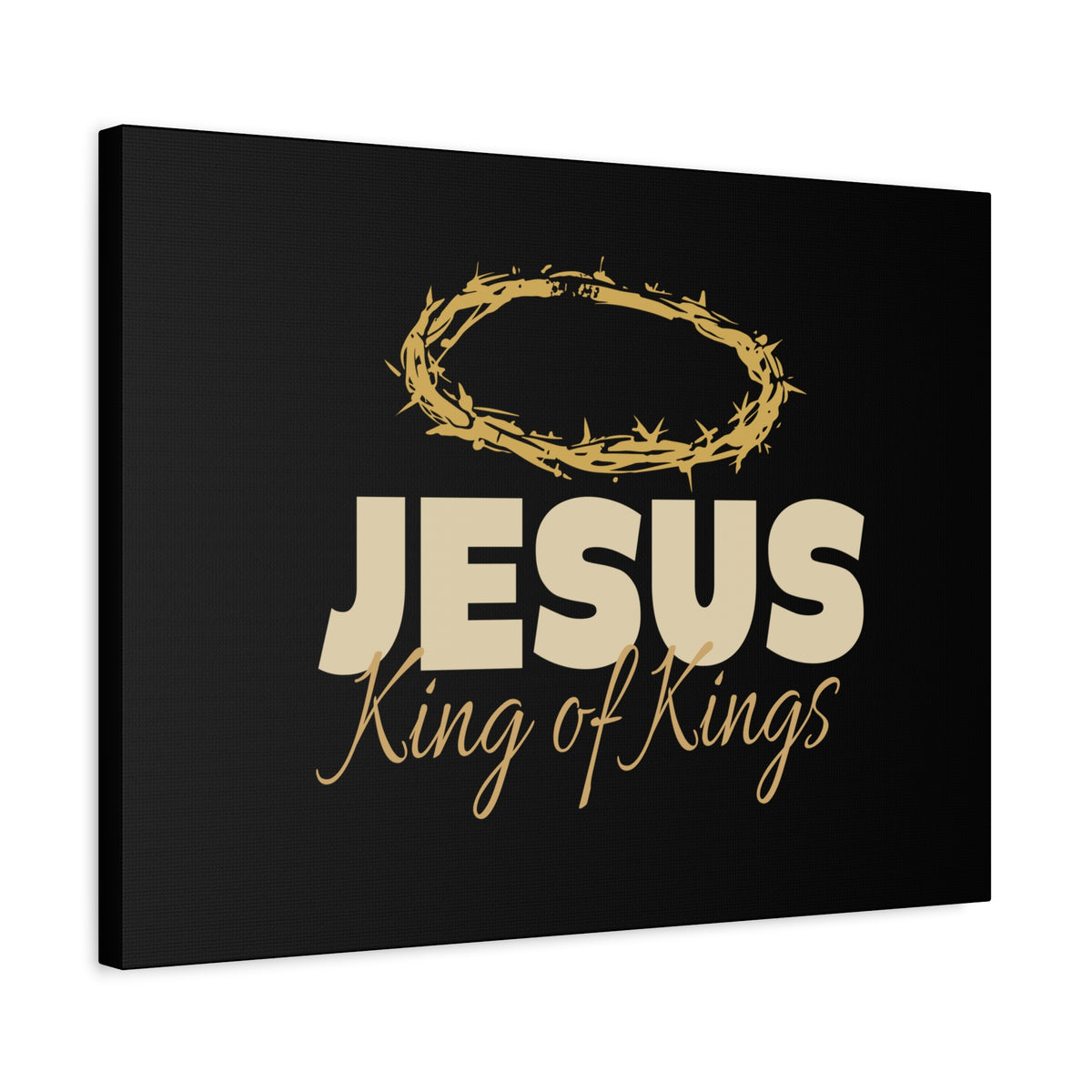 Scripture Walls Jesus King of Kings Bible Verse Canvas Christian Wall Art Ready to Hang Unframed-Express Your Love Gifts
