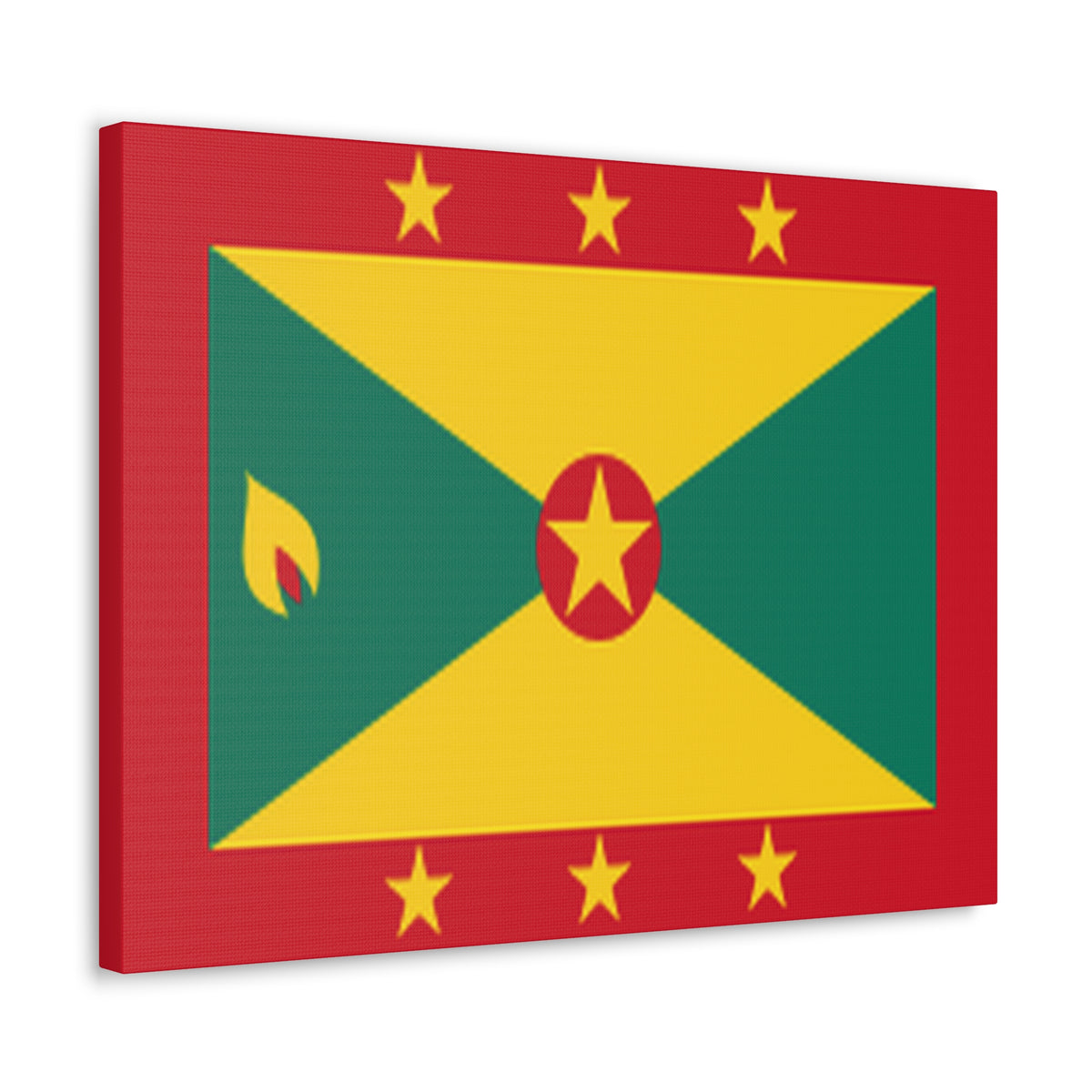 Grenada Country Flag Canvas Vibrant Wall Art Unframed Home Decor-Express Your Love Gifts