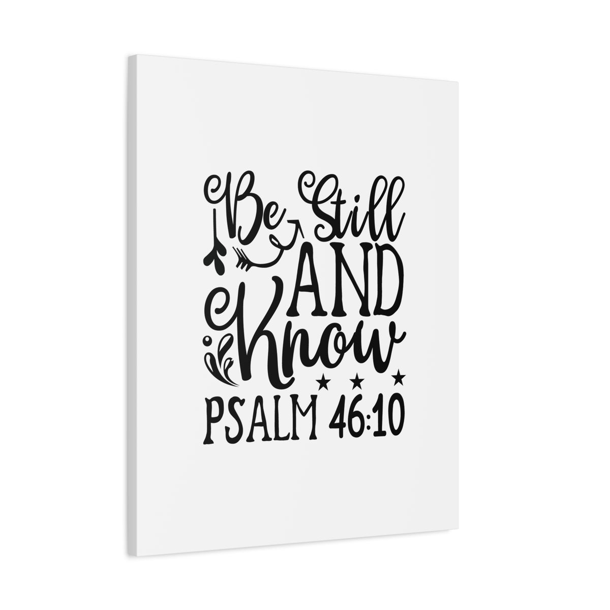 Scripture Walls Still And Know Psalm 46:10 Bible Verse Canvas Christian Wall Art Ready to Hang-Express Your Love Gifts